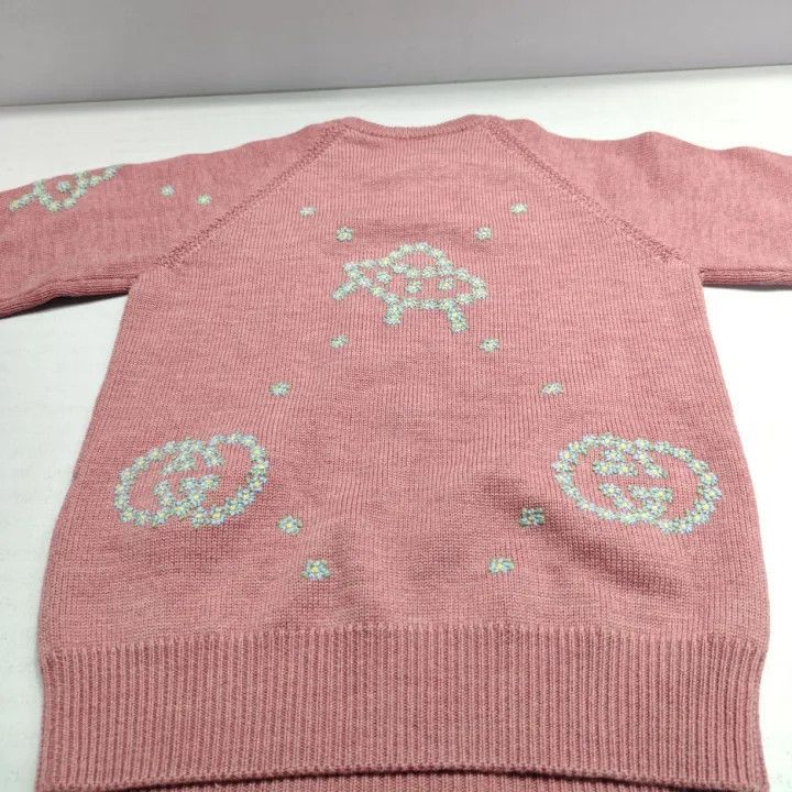 Gucci Gucci Gucci Kids Cartoon Floral Embroidered Sweater -2506 Size US M / EU 48-50 / 2 - 5 Thumbnail