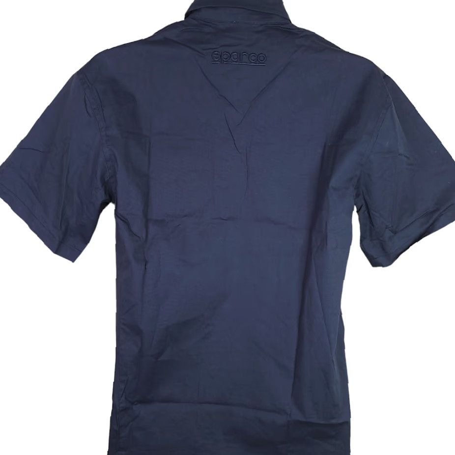 Vintage Sparco Racing Shirt Button Down Short Sleeve Mens Size XS Blue Embroidered NEW Size US XS / EU 42 / 0 - 5 Thumbnail