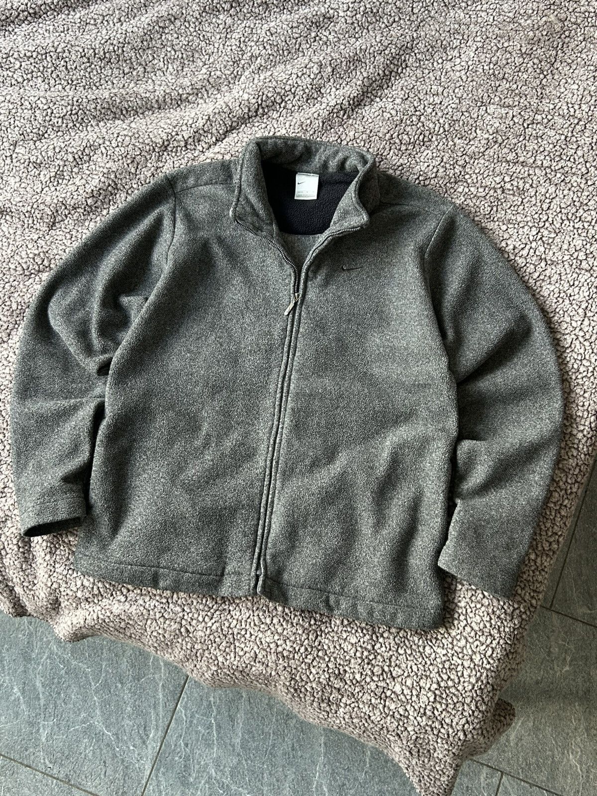 Nike Vintage fleece Nike swoosh zip sweatshirt small Size US S / EU 44-46 / 1 - 9 Thumbnail