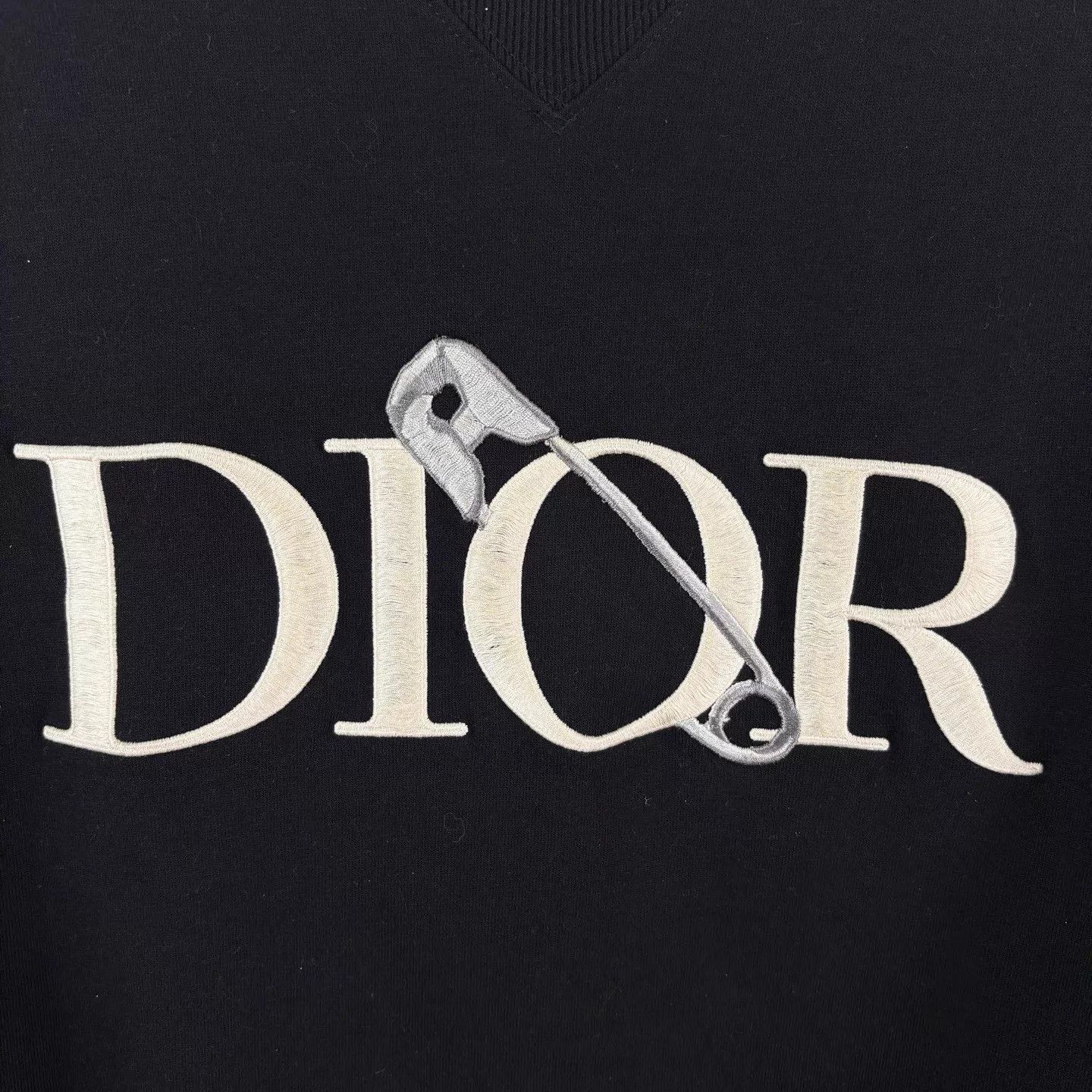 Dior Dior Embroidered Logo SS T-Shirt L (New, Italy) Size L / US 10 / IT 46 - 4 Thumbnail
