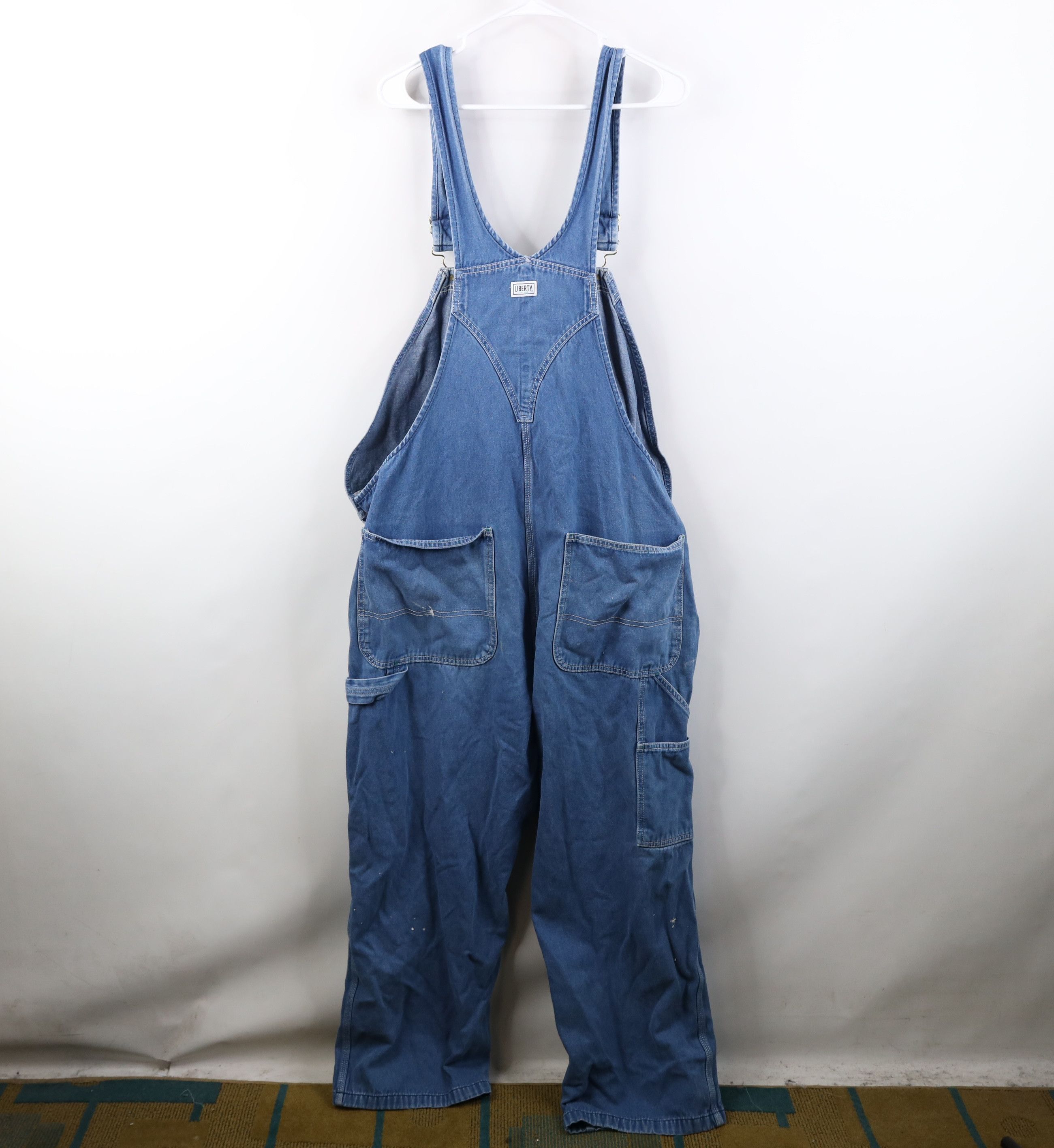 Vintage Vintage Y2K Streetwear Distressed Wide Leg Denim Overalls Size US 44 / EU 60 - 10 Thumbnail