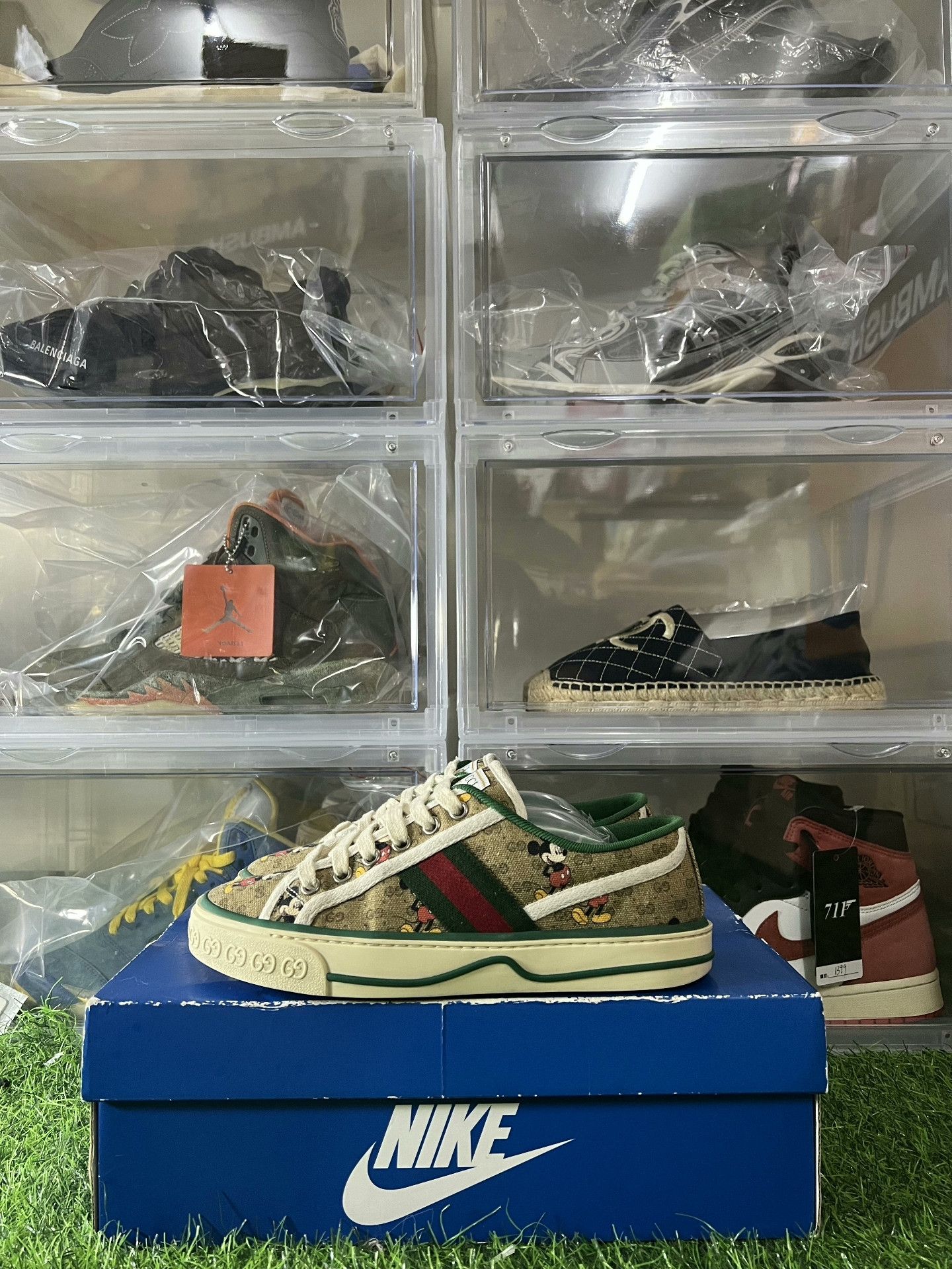 Gucci disney x gucci tennis 1977 canvas shoes Size US 6.5 / EU 39-40 - 1 Thumbnail