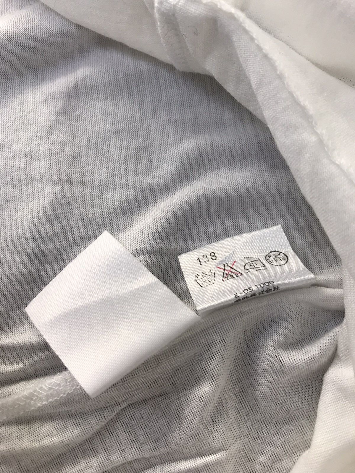 Designer 90s Yves Saint Laurent White Plain Inner Longsleeve Tee Size US M / EU 48-50 / 2 - 7 Thumbnail