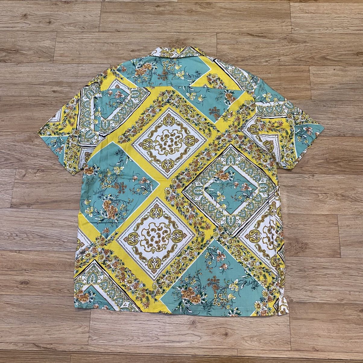 Japanese Brand 2000s Ricky & Micky Pattern Button Ups Shirts Size US XL / EU 56 / 4 - 2 Thumbnail