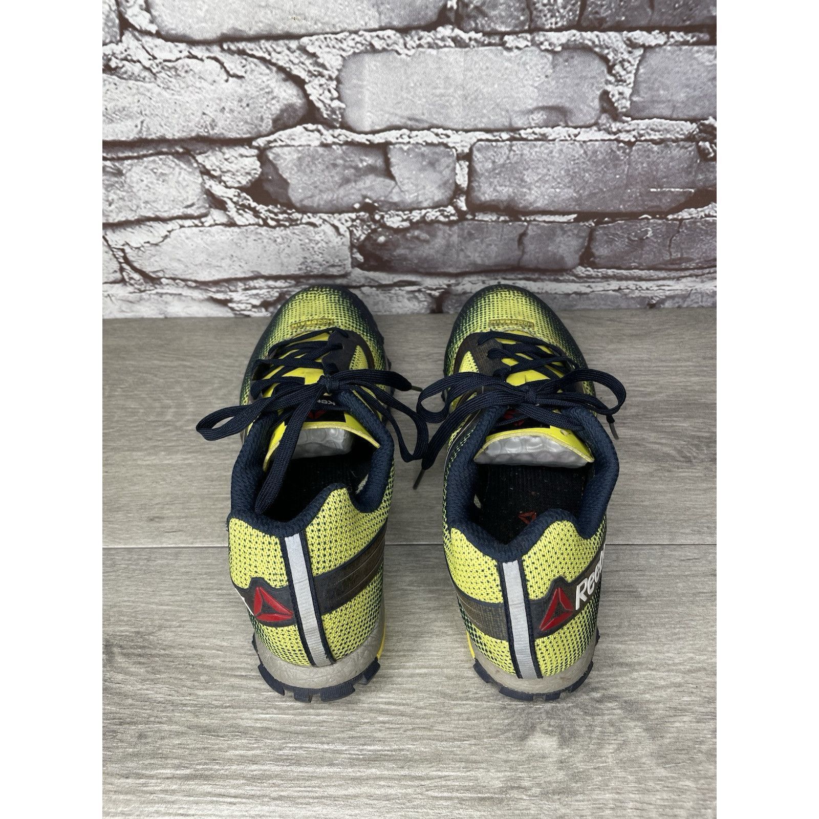 Reebok Reebok H20Drain DuraGrip FitFrame Black Neon Yellow Running Size US 7.5 / IT 37.5 - 5 Thumbnail