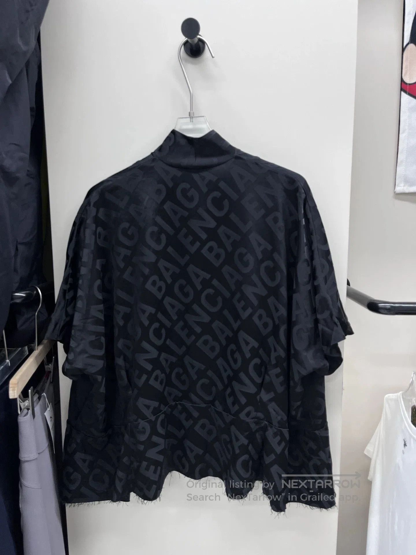 Balenciaga Balenciaga Logo Silk Shirt 34. Size US S / EU 44-46 / 1 - 2 Thumbnail