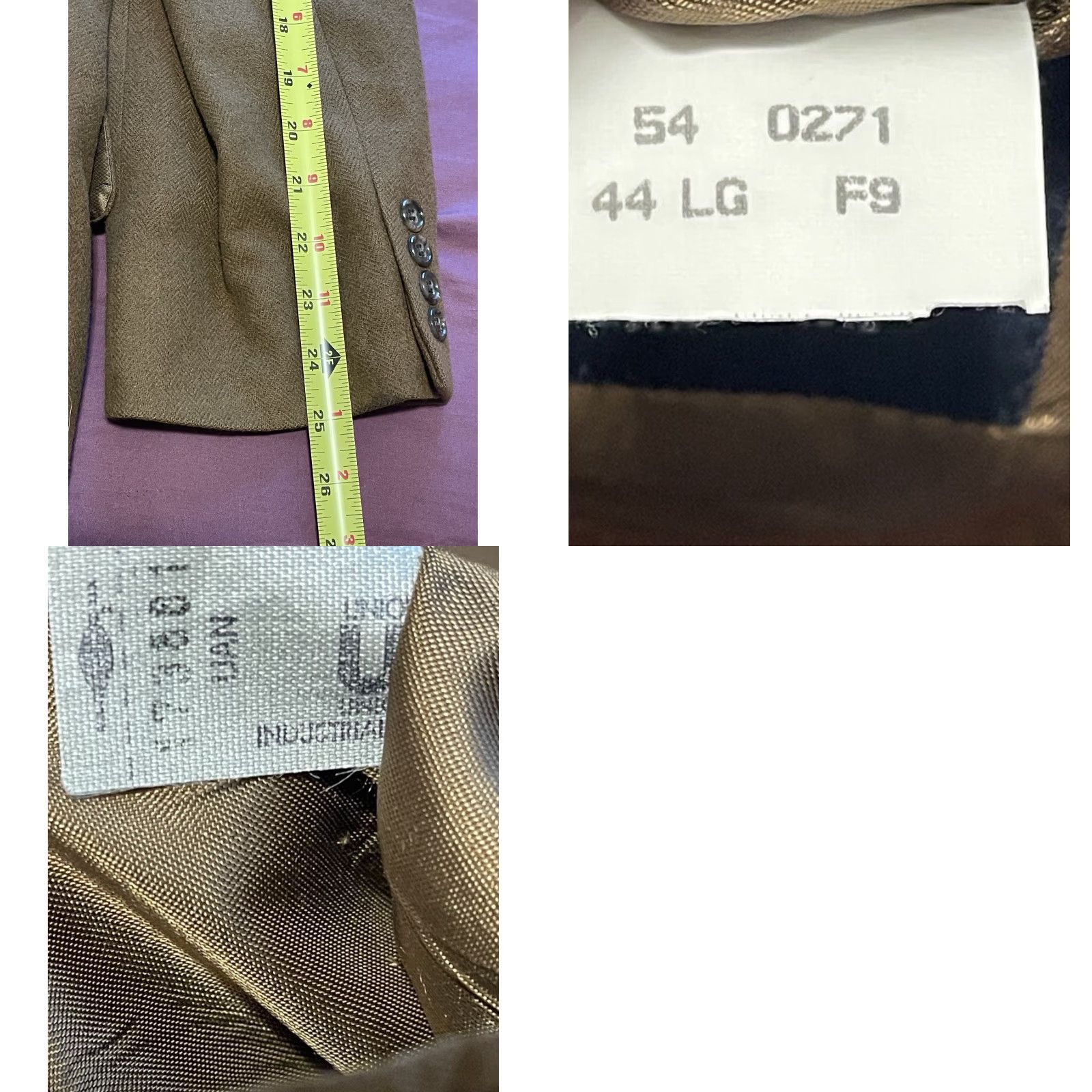 Brooks Brothers VINTAGE Brooks Brothers Suit Jacket Blazer 44 Long Camelhair Brown Union Made Men 2 Piece Long Regular Mens Blazer 44 Brown Camelhair Size 44R - 8 Thumbnail