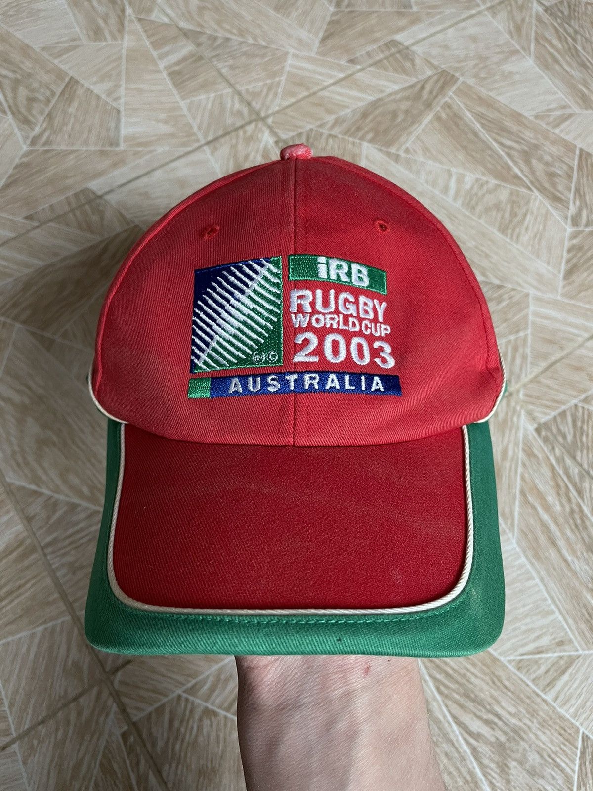 Crown Cap Retro Cap Vintage Football Rugby Wales 2003 Australia Cup Size ONE SIZE - 2 Thumbnail