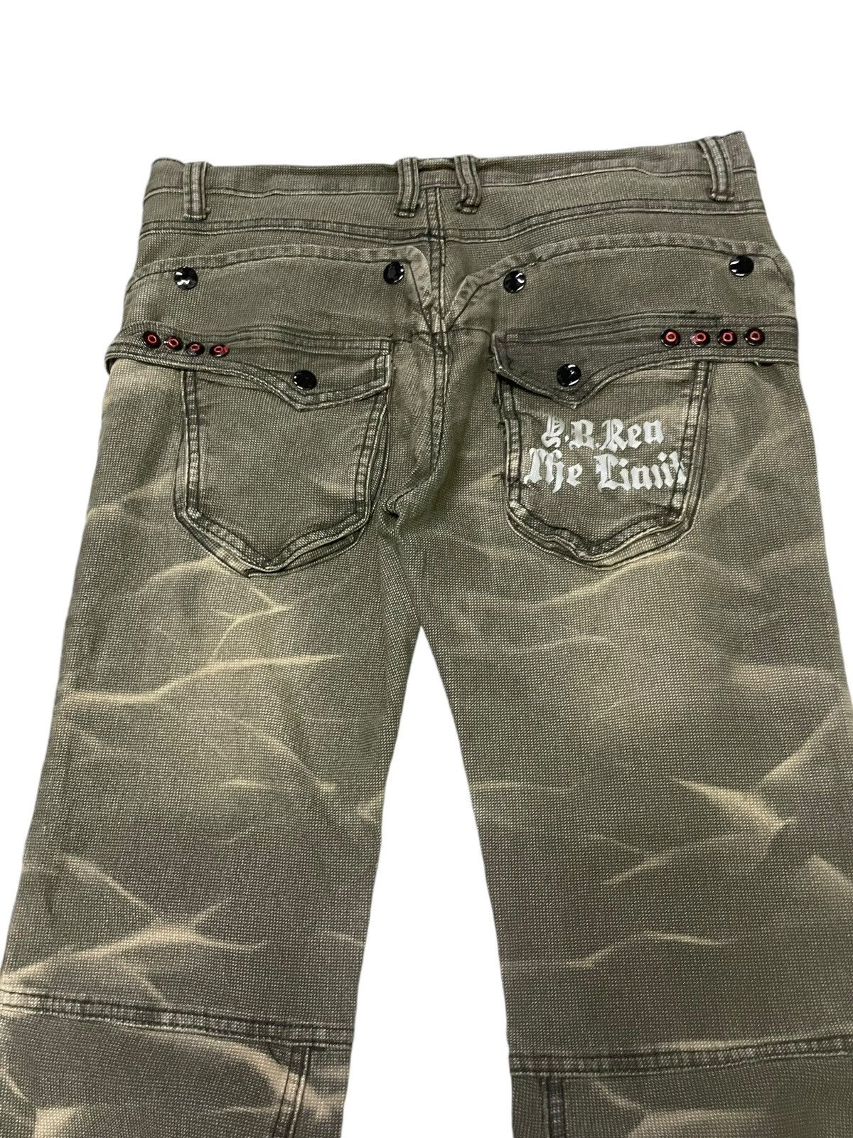 BUFFALO BOBS × GOSTAR DE FUGA × Hysteric Glamour Japanese Brand Panelled Claw Mark Whiskers Cargo Pants Size US 30 / EU 46 - 13 Thumbnail