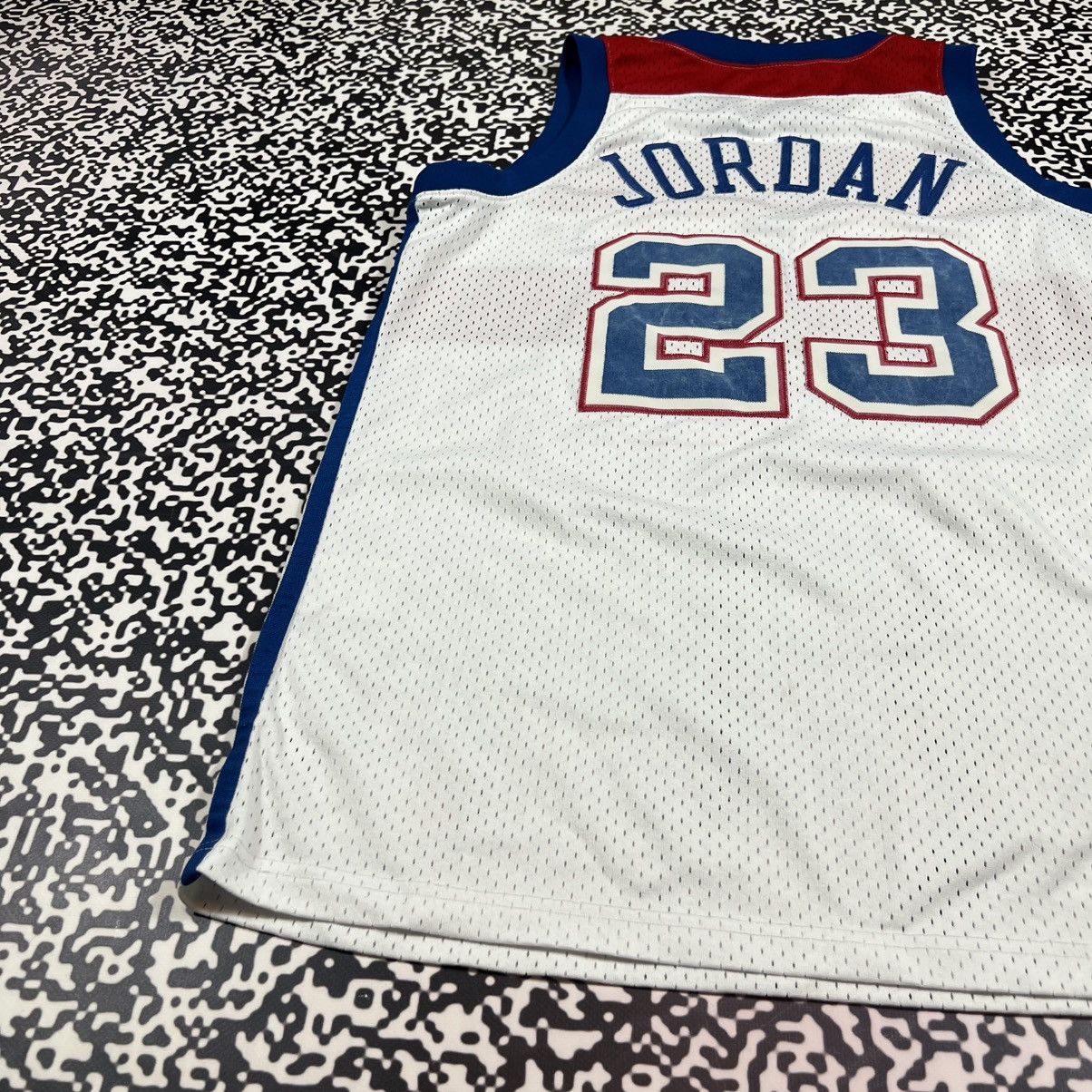 Nike Vintage 90s Nike 23 Jordan Washington Bullets NBA Jersey Size US M / EU 48-50 / 2 - 3 Thumbnail
