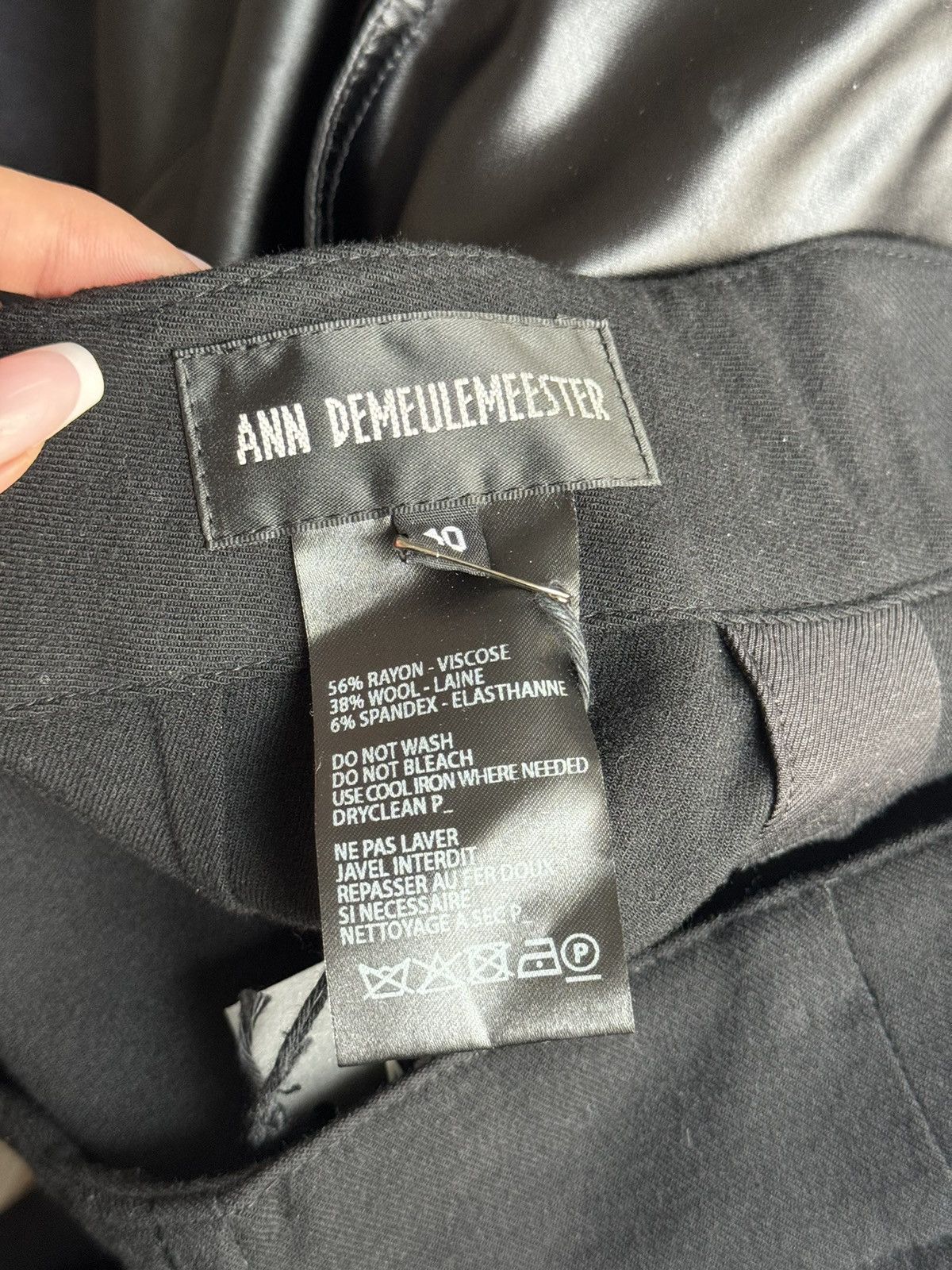 Ann Demeulemeester Ann Demeulemeester Trousers Size 28" / US 6 / IT 42 - 6 Thumbnail