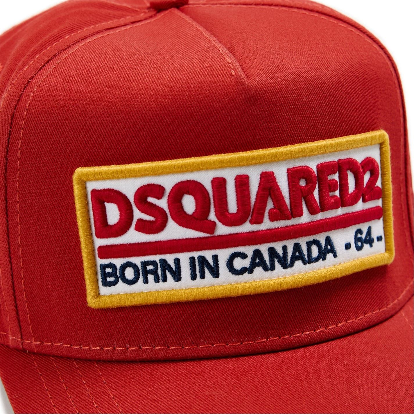 Dsquared2 o1g2r1mq0426 Size: OS / Wild Journey Baseball Hat / Cap Red Size ONE SIZE - 4 Thumbnail