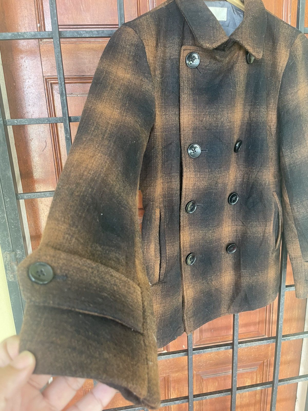 HARE × Japanese Brand × Vintage Very rare VINTAGE BOX PATTERN JCKET FROM HARE Size US M / EU 48-50 / 2 - 4 Thumbnail