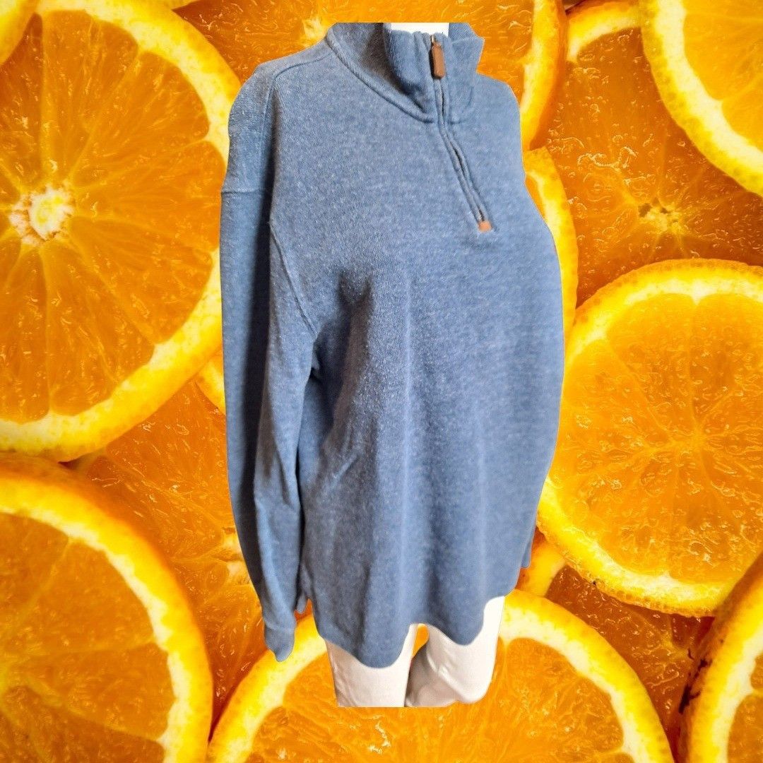 Polo Ralph Lauren Polo Ralph Lauren Quarter Zip Pullover Sweater Blue Cotton B Size US M / EU 48-50 / 2 - 8 Thumbnail
