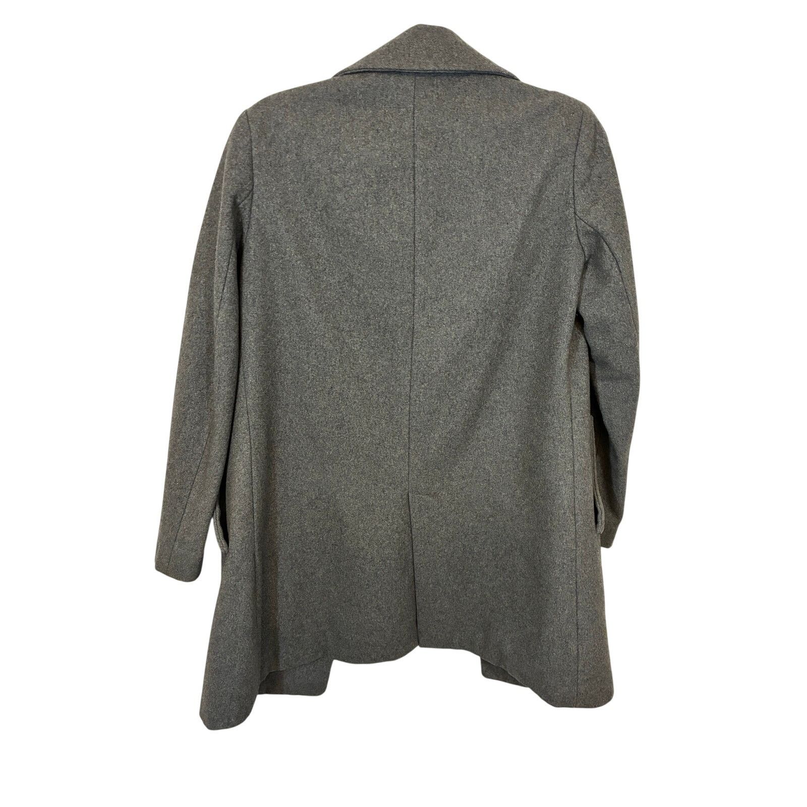Zara Zara Gray Oversized Double Breasted Wool Blend Midi Coat M Size M / US 6-8 / IT 42-44 - 7 Thumbnail