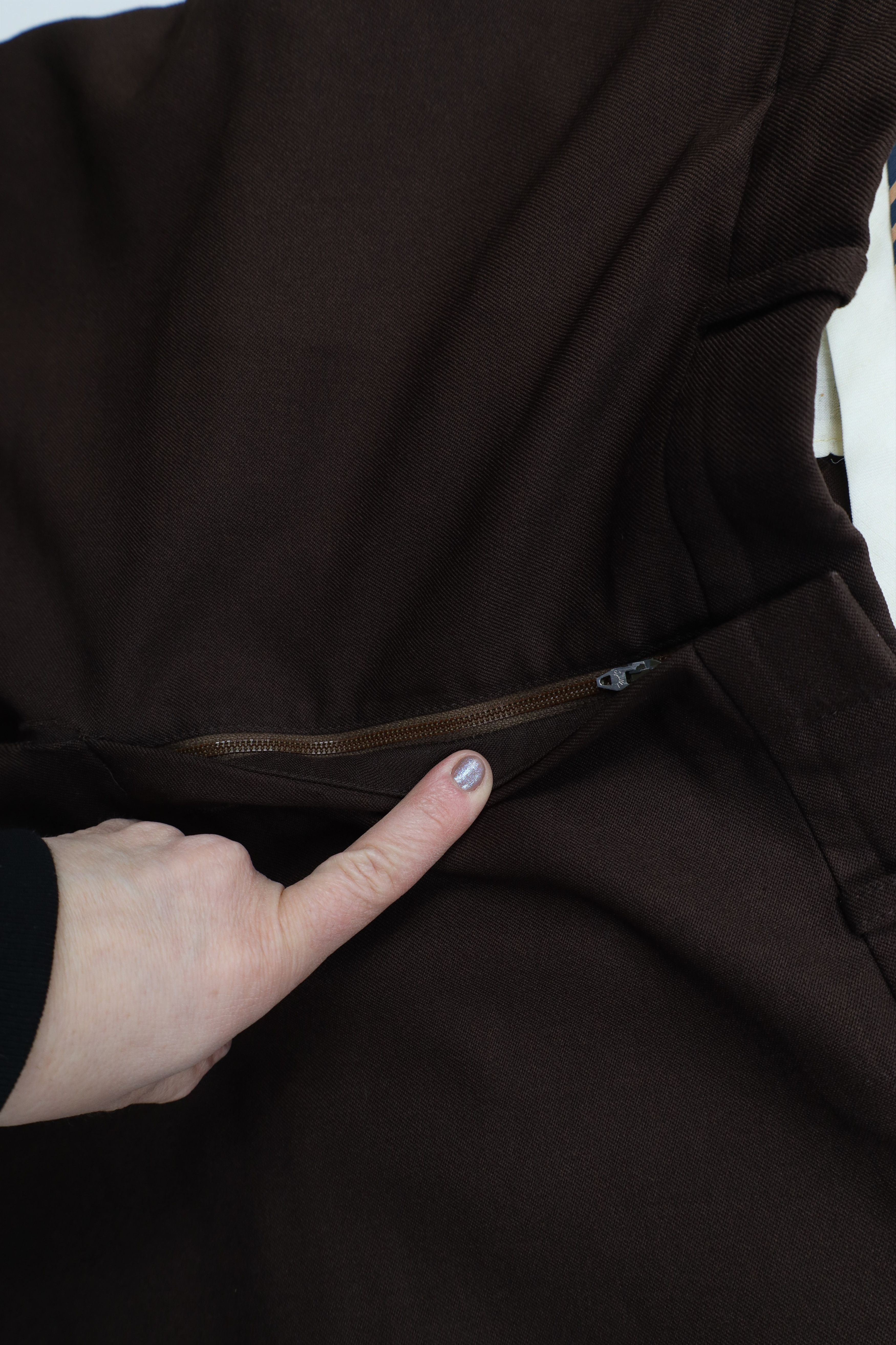 Vintage Vintage 70s Streetwear Flared Wide Leg Chino Pants Brown USA Size US 36 / EU 52 - 7 Thumbnail