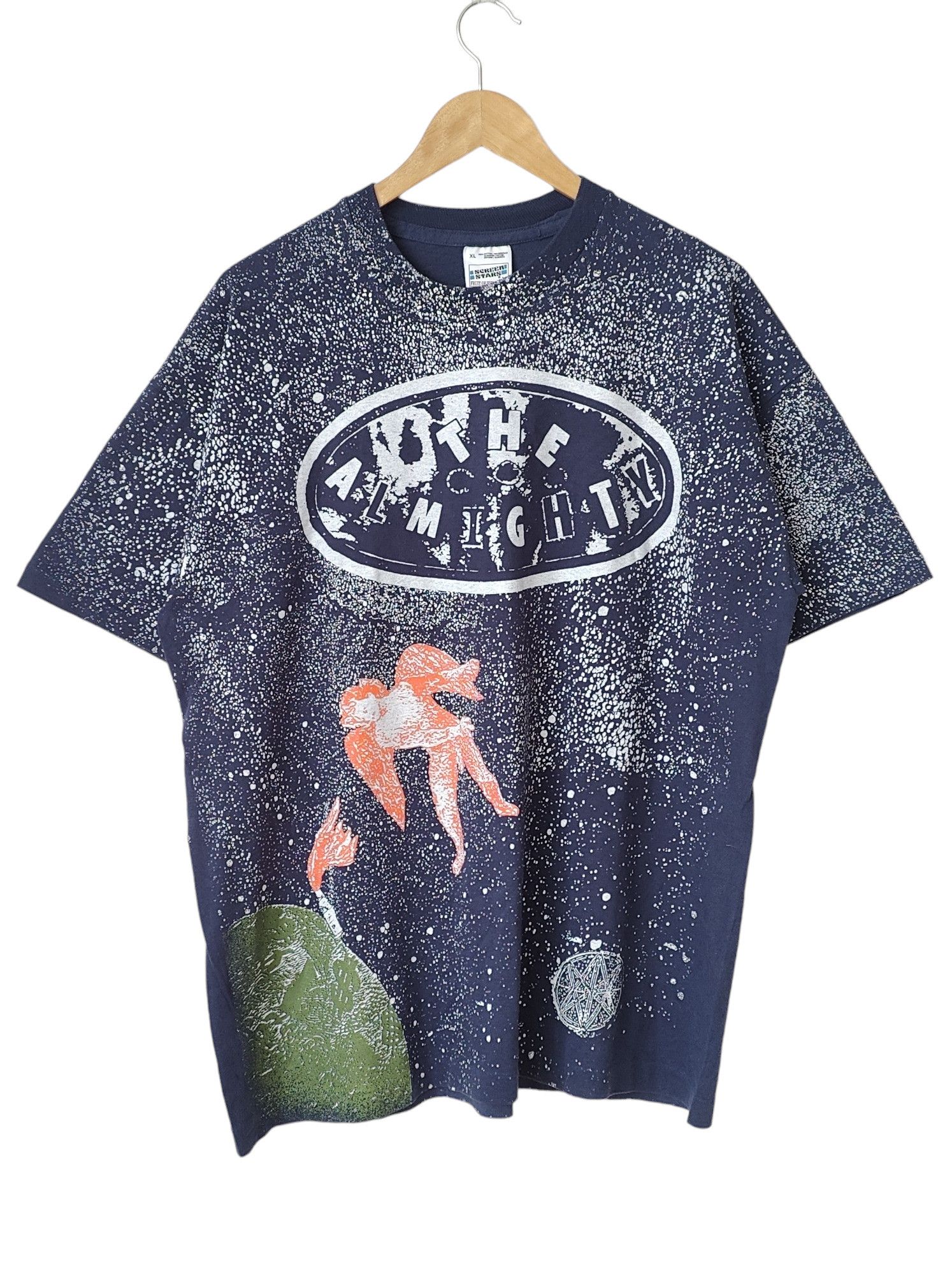 Rock Band × Rock T Shirt × Vintage The Almighty Crank 1994 AOP All 