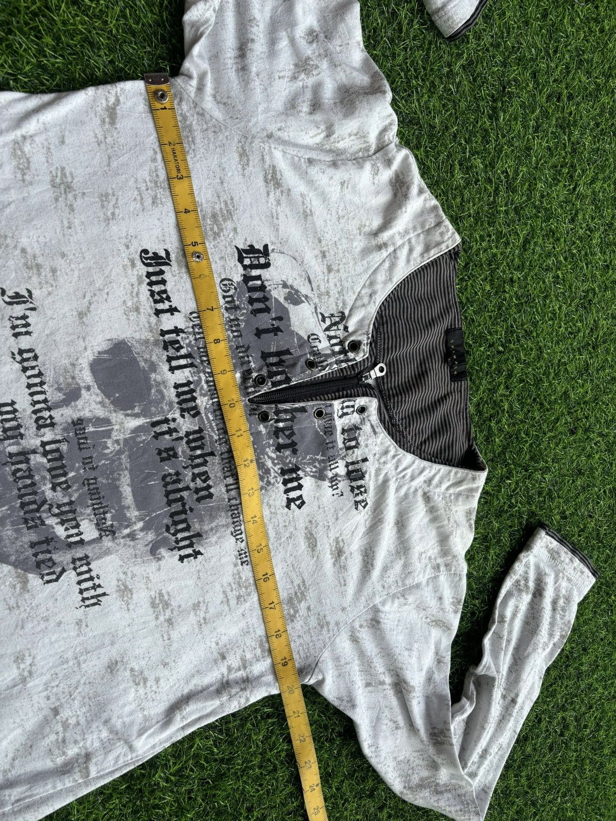 If Six Was Nine Y2k Spinash Skull Ifsixwasnine Punk Style Longlseeve Size US XL / EU 56 / 4 - 8 Thumbnail