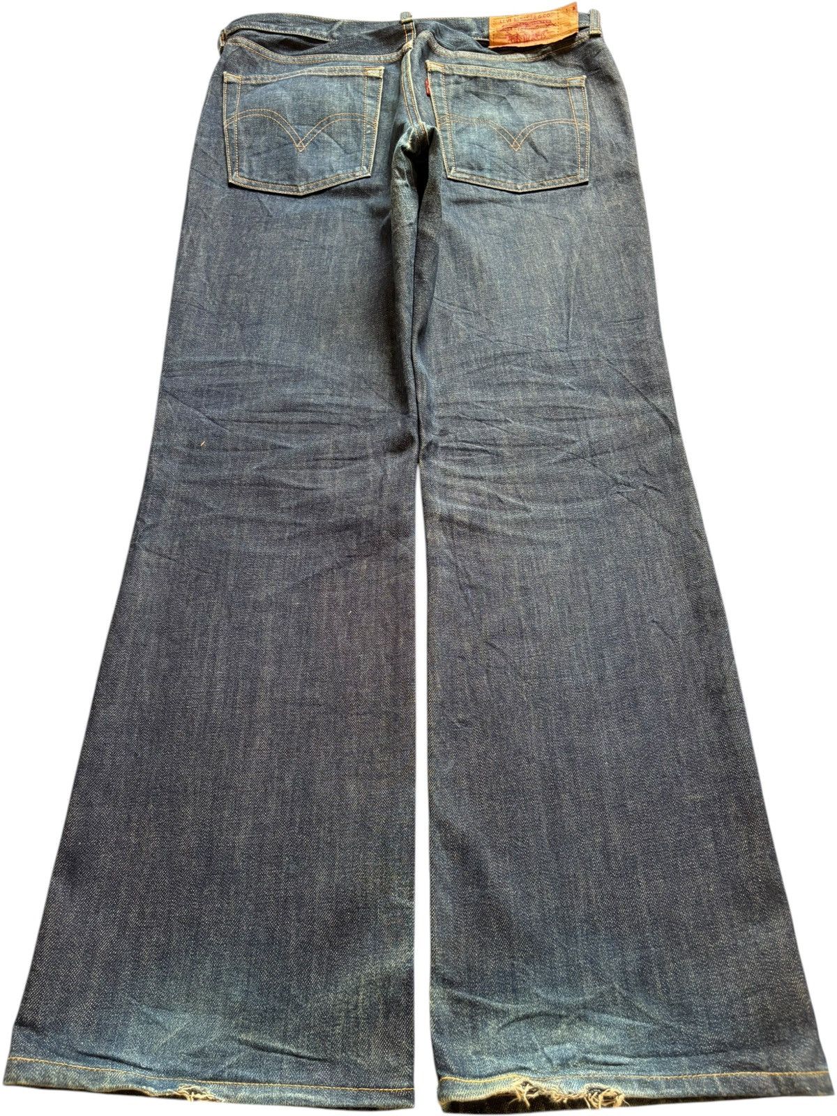 Levi's Vintage 90s Levis 517 Blue Wash Bootcut Jeans Size US 33 - 2 Thumbnail