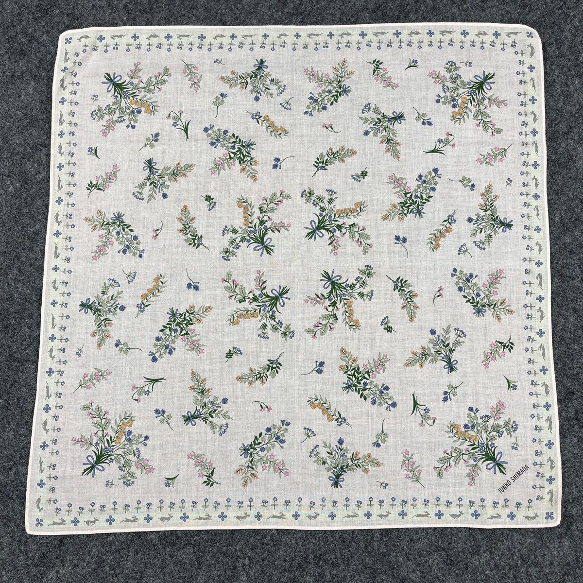 Japanese Brand × Junko Shimada × Vintage Junko Shimada Handkerchief Neckerchief Bandana B340 Size ONE SIZE - 1 Thumbnail