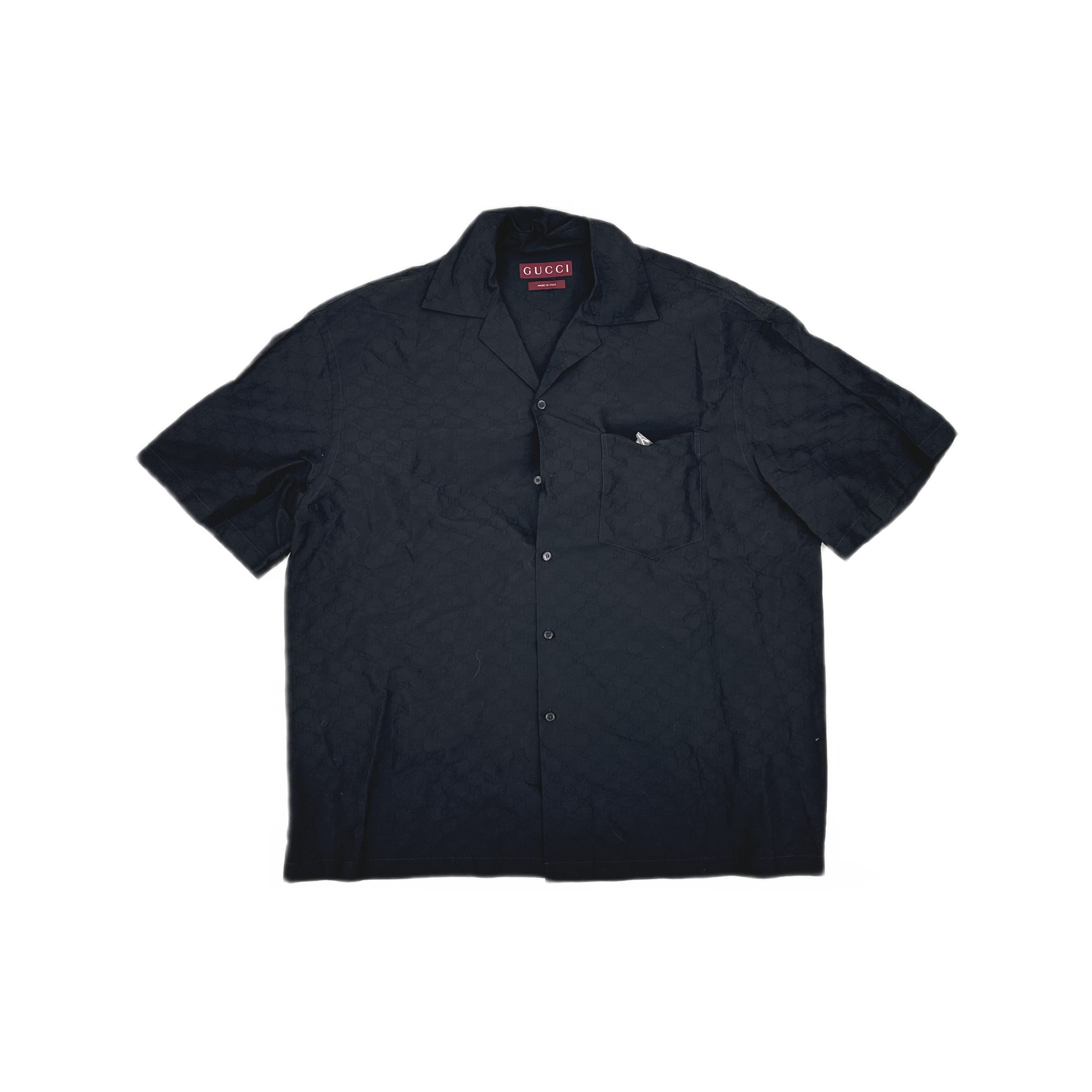 Gucci Gucci GG Monogram Short Sleeve Shirt Size 52 Size US L / EU 52-54 / 3 - 1 Thumbnail