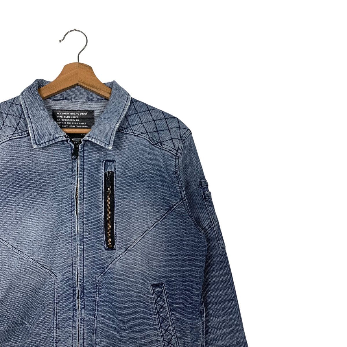 Japanese Brand GLOW KICK’S Workwear Rugged Jean Denim Jacket #2582-C117 Size US L / EU 52-54 / 3 - 5 Thumbnail