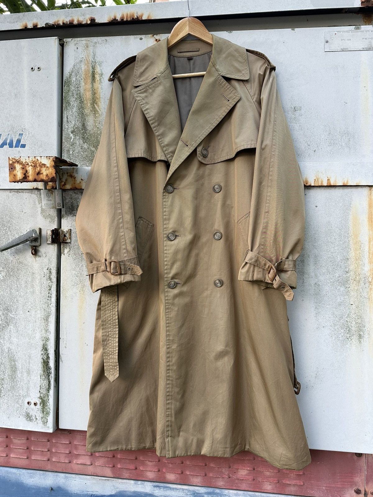Yves Saint Laurent 👹Vintage Yves Saint Lurent Double Breasted Long Jacket Size US L / EU 52-54 / 3 - 1 Thumbnail