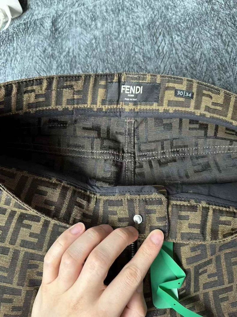 Fendi Fendi Print Denim Pants in Size 30 Size US 30 / EU 46 - 3 Thumbnail