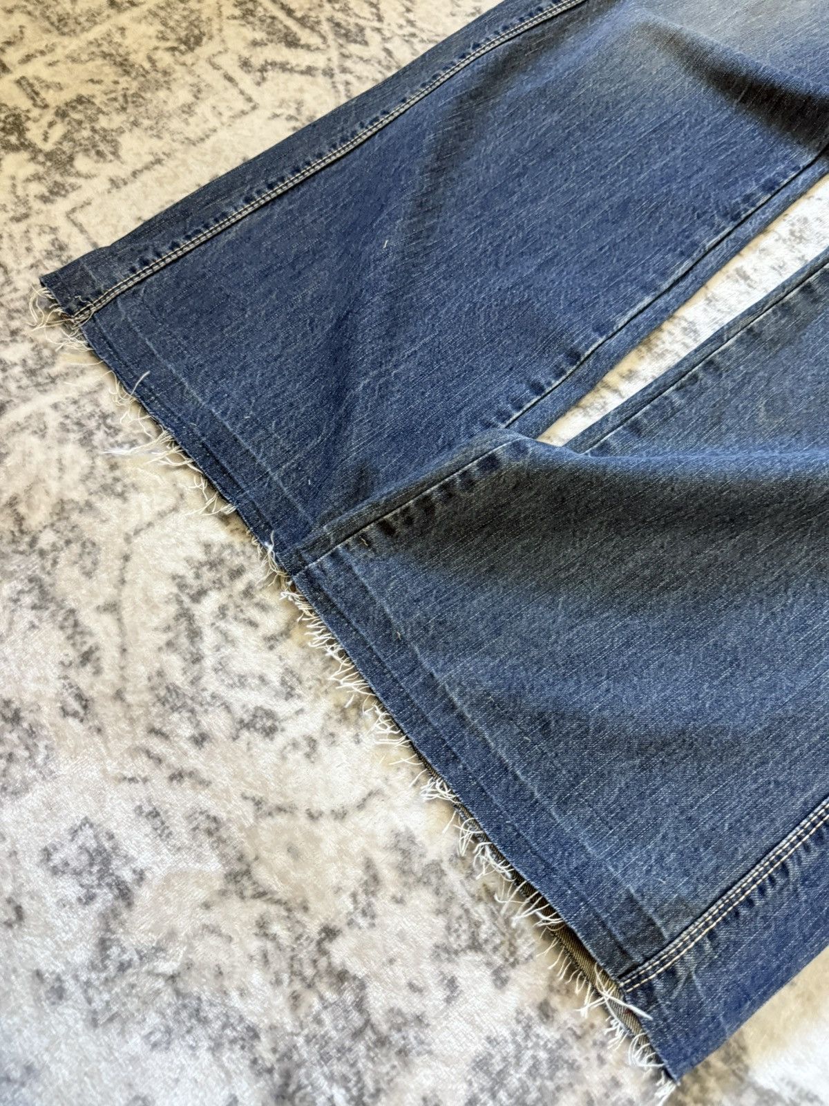 Beauty Beast Beauty Beast Style Asymmetrical Pocket Wide Leg Flared Jeans Size US 32 / EU 48 - 10 Thumbnail