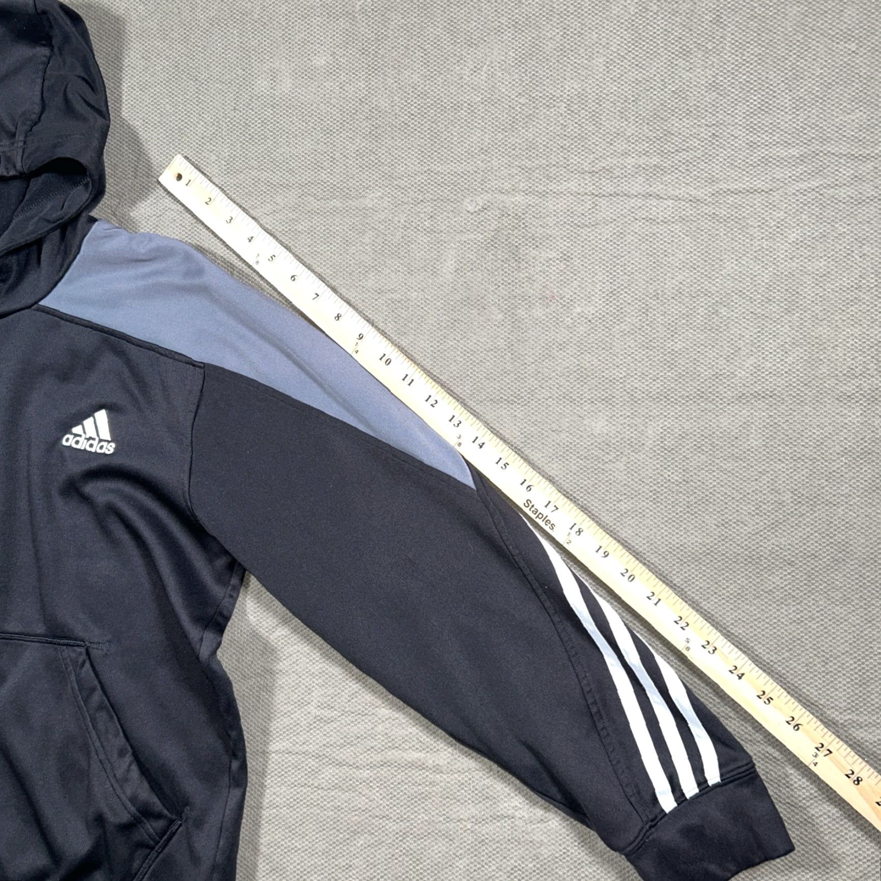 Adidas Adidas Basketball Climawarm Hoodie Mens M Black Pockets Logo Pullover Sweatshirt Shirt Size US M / EU 48-50 / 2 - 7 Thumbnail
