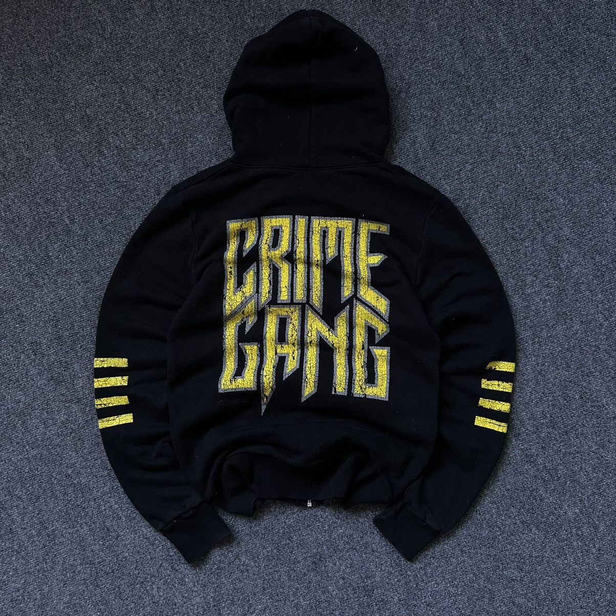 Crime London VTG Hooligan Style Crime Zip Hoodie Size Xs Japan 00s USA Size US XS / EU 42 / 0 - 6 Thumbnail