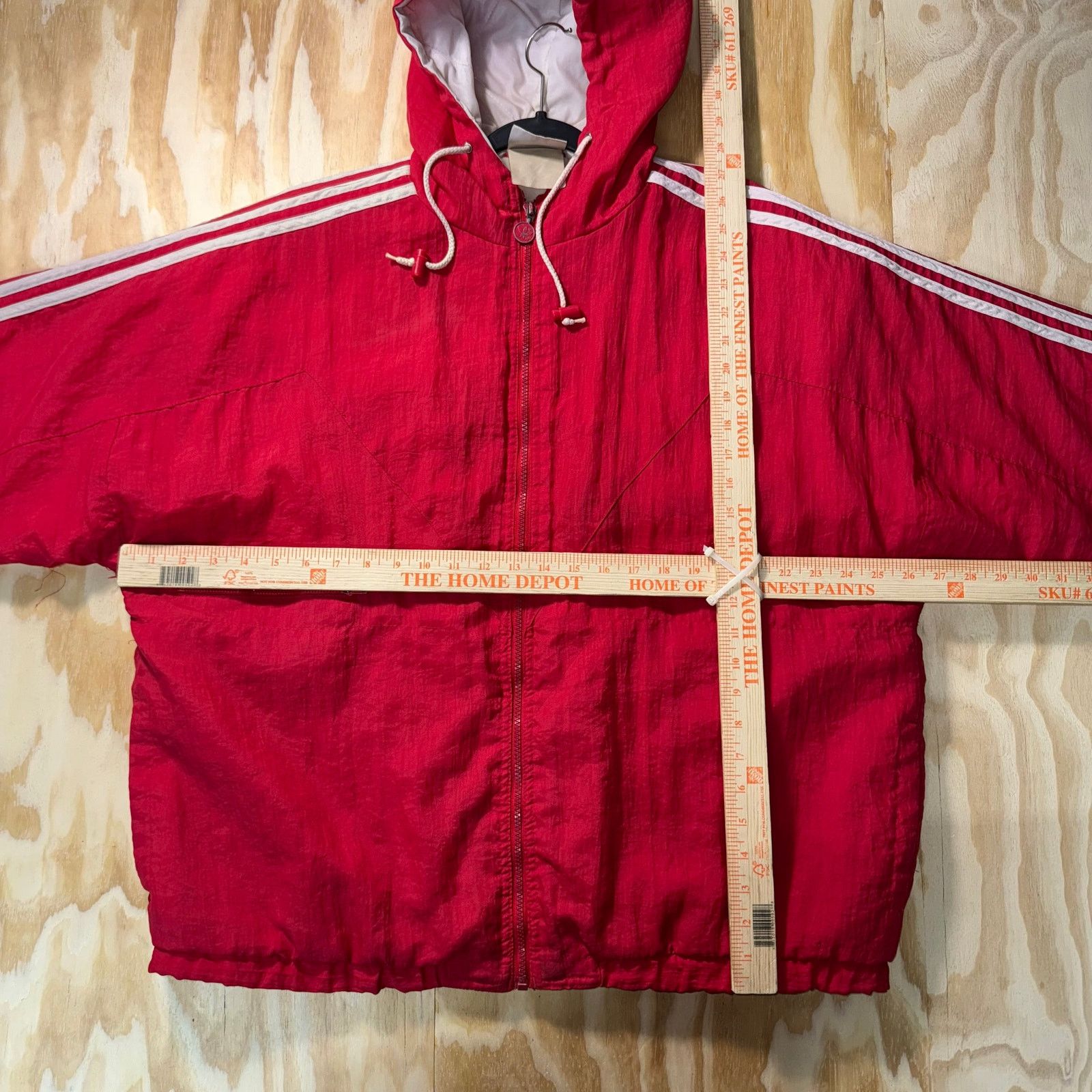 Adidas Vintage Y2K Adidas 1990s 3 stripe essential puffer jacket Size US XL / EU 56 / 4 - 4 Thumbnail