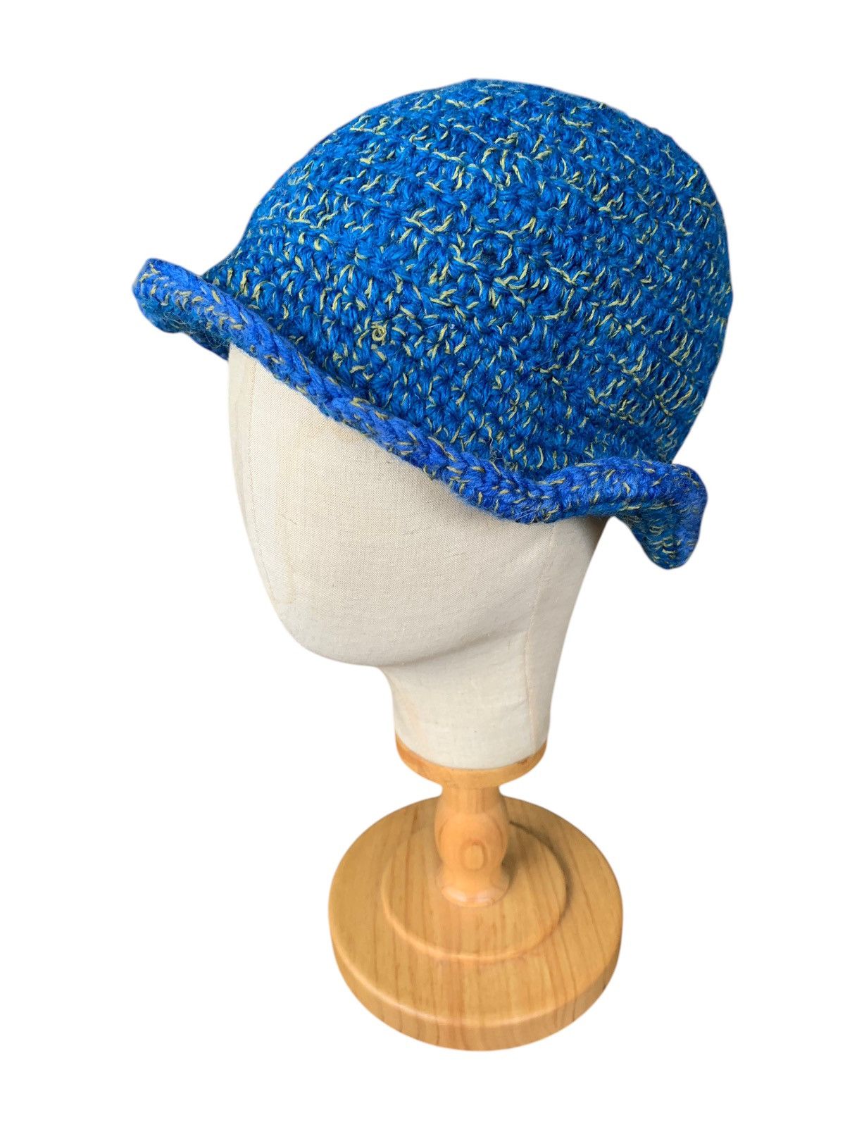 Japanese Brand × Kapital × Vintage knitted crochet bucket hats boulogne japanese beanie hats Size ONE SIZE - 2 Thumbnail