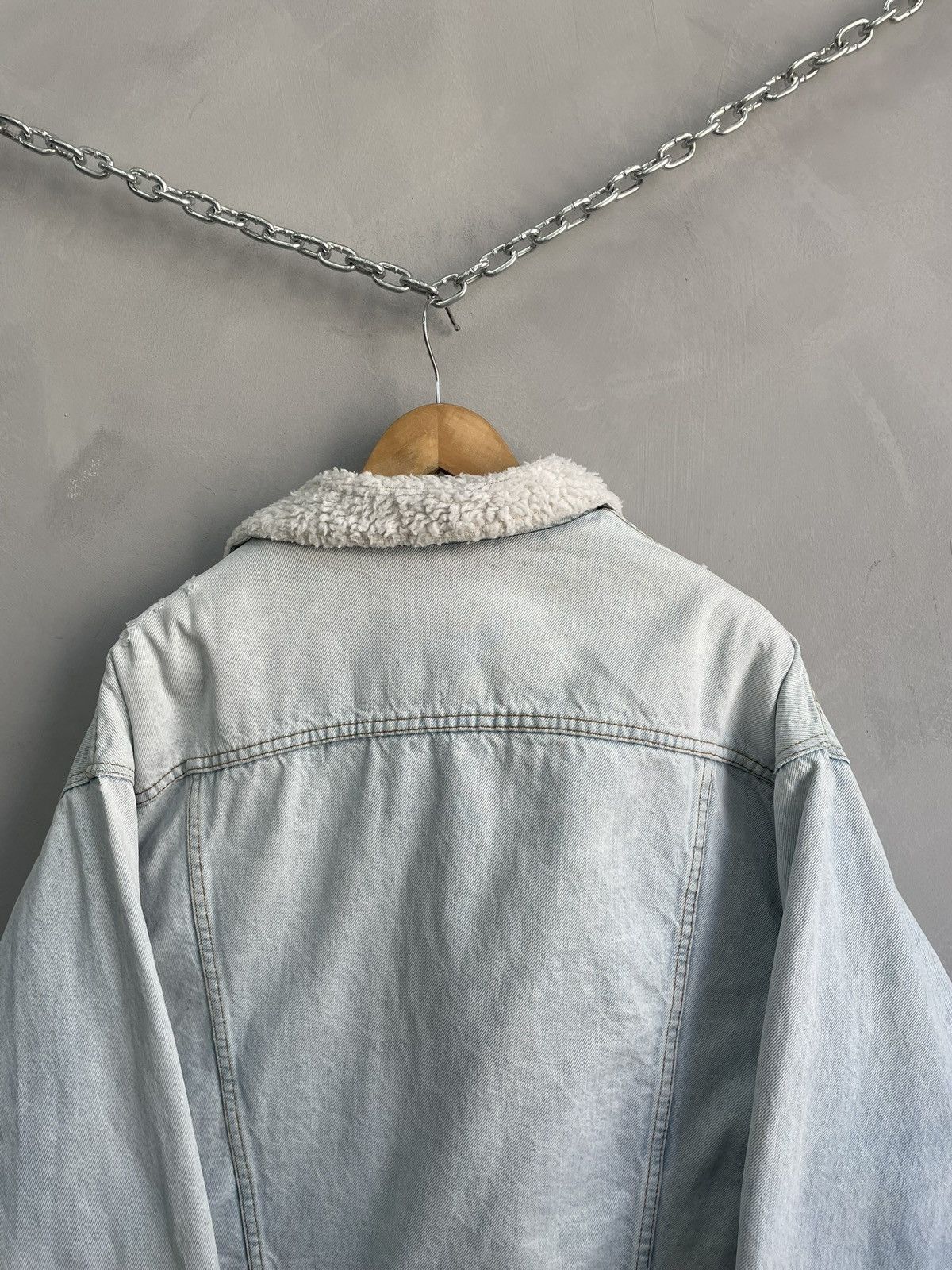 Levi's Levis rare sherpa denim faded jacket 90s y2k Size US M / EU 48-50 / 2 - 10 Thumbnail