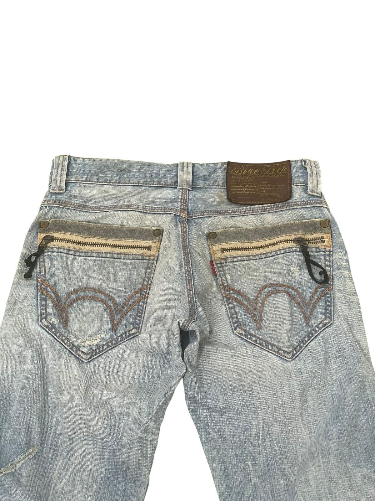Hysteric Glamour Distress Jeans Edwin Japan Faded Regular Straight 2🟦5 Size US 31 - 12 Thumbnail