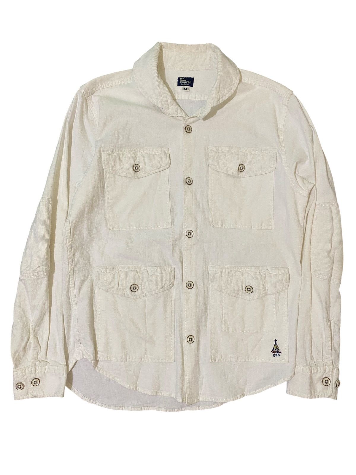 go slow caravan Go Slow Caravan - Button L/S Corduroy Size US XL / EU 56 / 4 - 1 Thumbnail