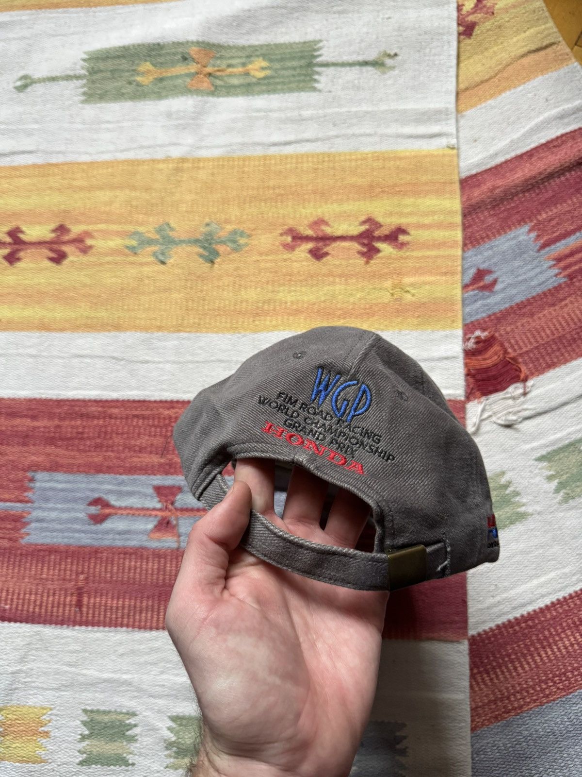 Honda Vibrate 90’s Honda 500 Wins Grand Prix Racing y2k Hat Size ONE SIZE - 5 Thumbnail