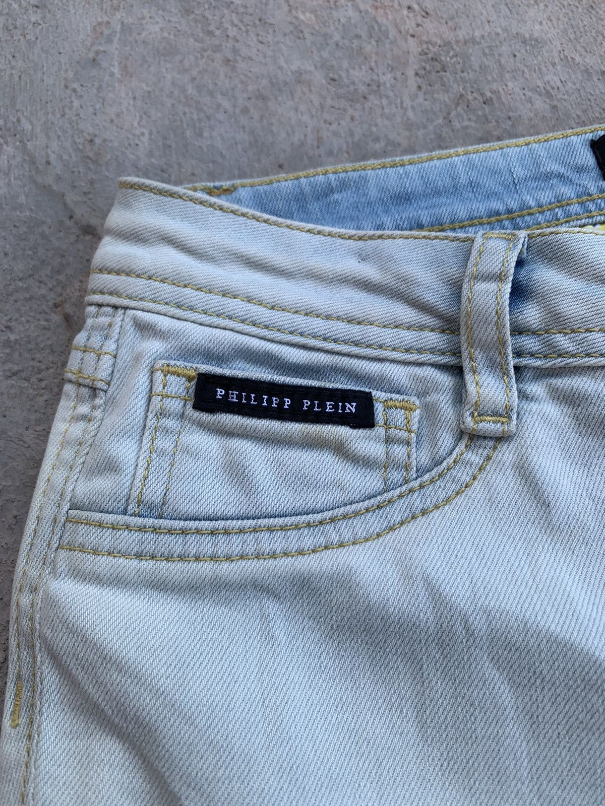 Philipp Plein Phillip Plein jegging biker denim jeans Size 27" / US 4 / IT 40 - 6 Thumbnail