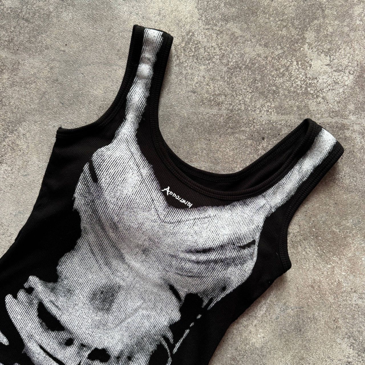 If Six Was Nine Diesel Style Y2K Body Print Avant Garde Tank Top Size S / US 4 / IT 40 - 8 Thumbnail