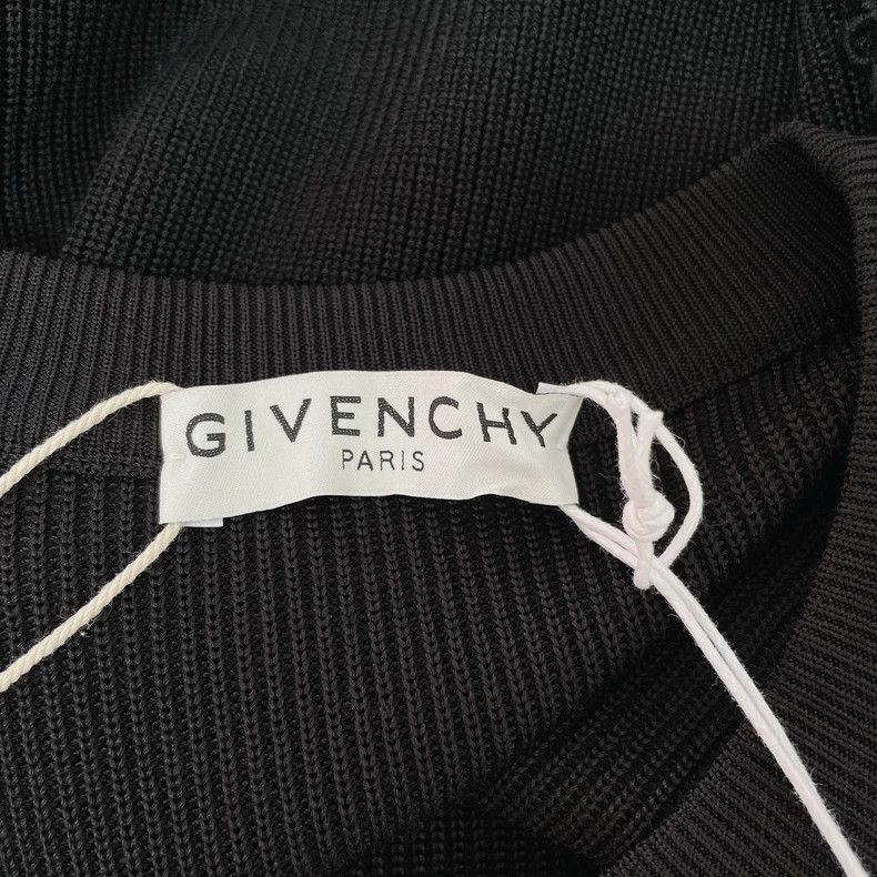 Givenchy Givenchy Black Knitted Top Size M / US 6-8 / IT 42-44 - 6 Thumbnail