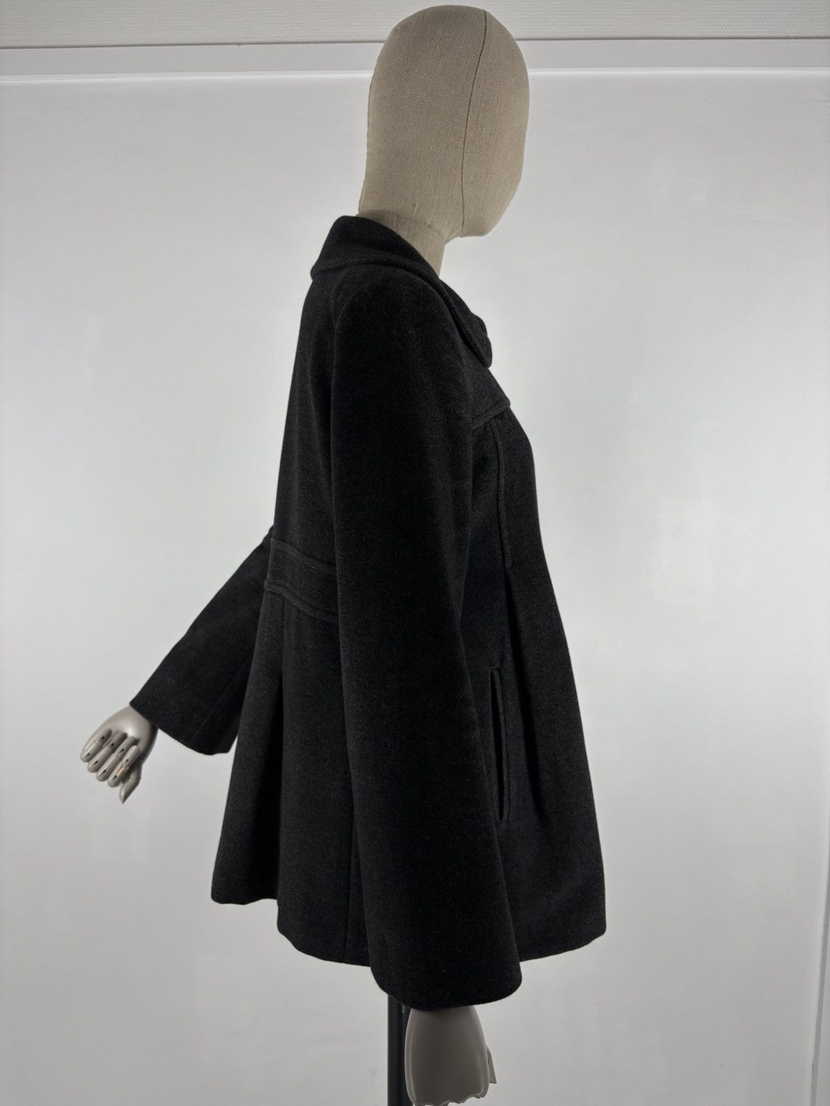 Max Mara Rare Max&Co Classics Wool Rabbit Silk Italy Oversize Beaver Winter Coat Jacket Trench Size M / US 6-8 / IT 42-44 - 8 Thumbnail