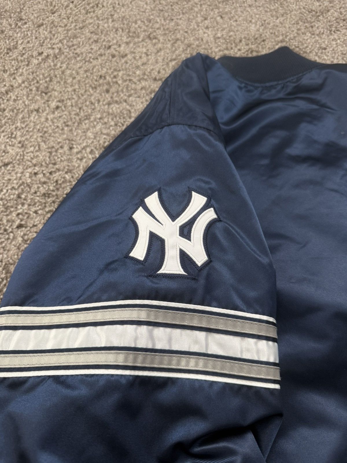 Starter Vintage Yankees Satin Starter Jacket XL Size US XL / EU 56 / 4 - 6 Thumbnail