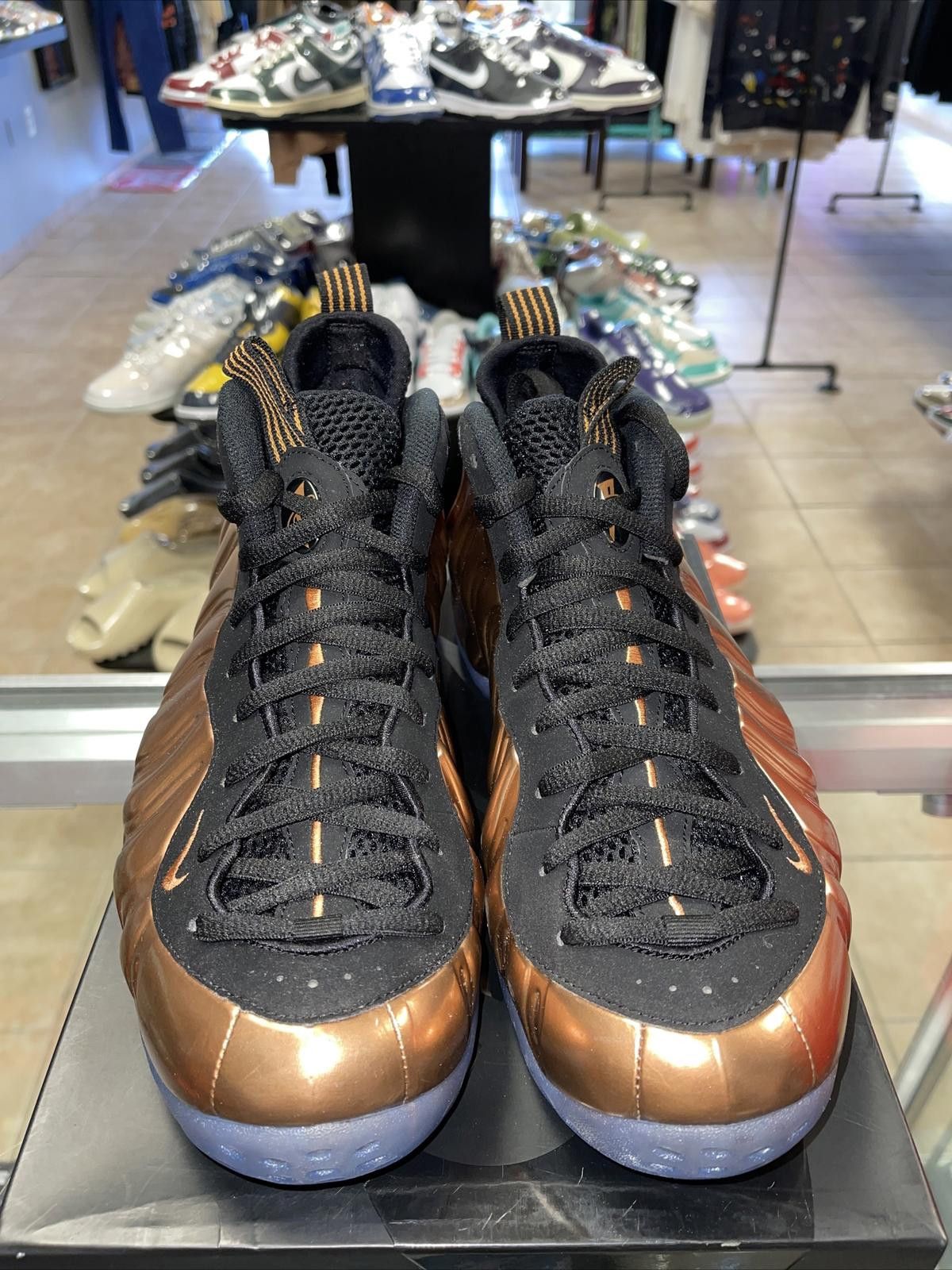 Nike 2017 Nike Air Foamposite One Copper Black 314996-007 Size 10 Size US 10 / EU 43 - 2 Thumbnail