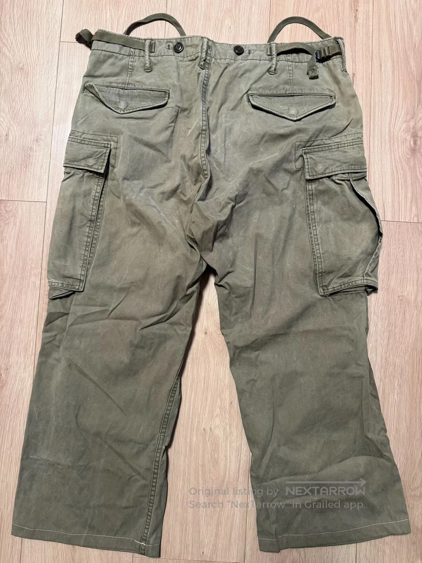 RRL Ralph Lauren RRL M65 Cargo Pants Military Green Utility Trousers. Size US 34 / EU 50 - 3 Thumbnail