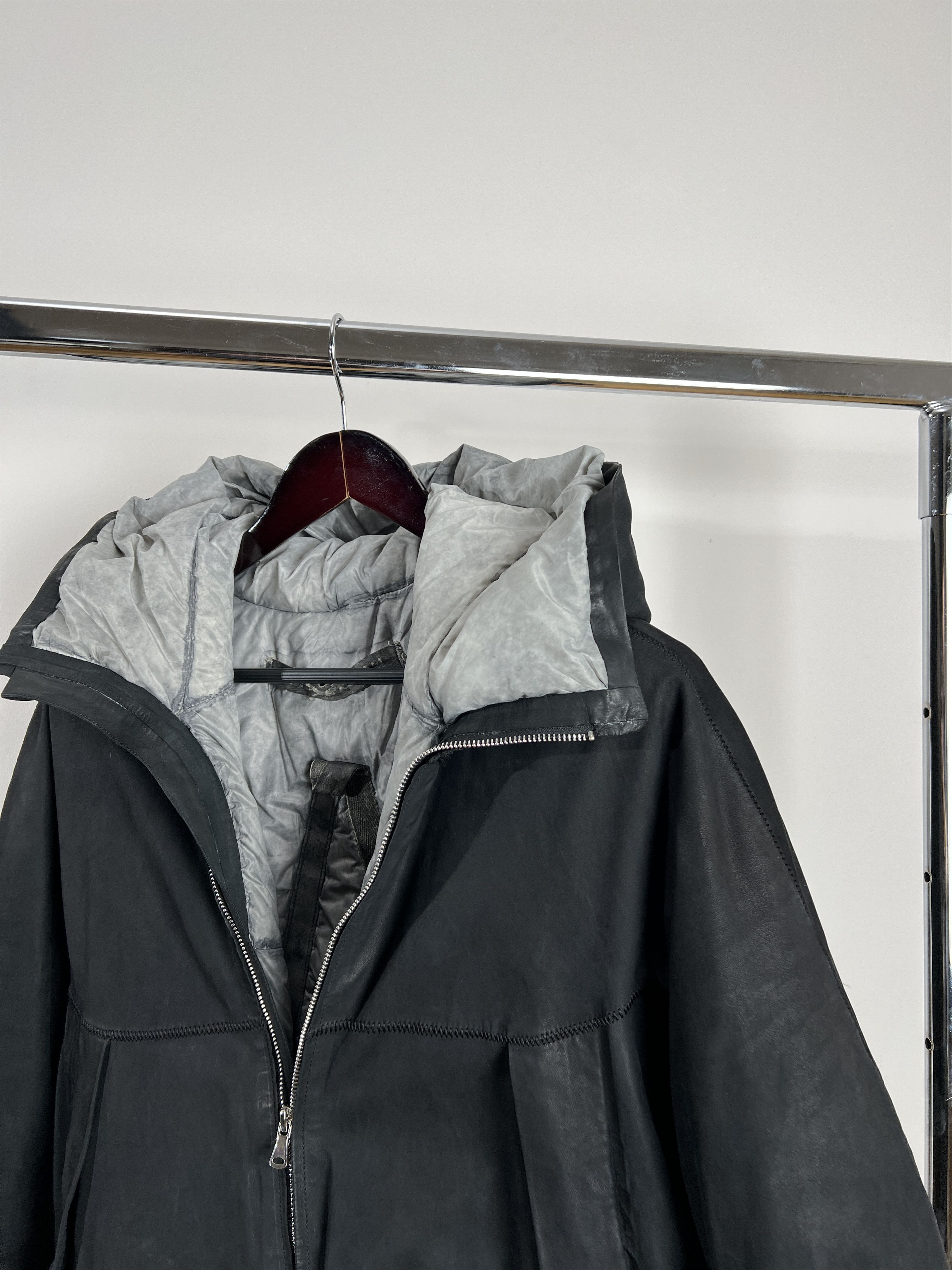Isaac Sellam Experience ISAAC SELLAM EXPERIENCE LEATHER LONG JACKET Size XXL / US 16-18 / IT 52-54 - 4 Thumbnail