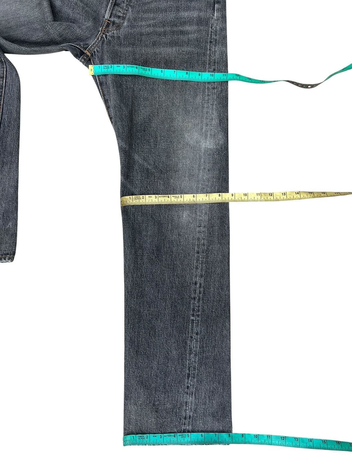 Denime Vintage DENIME Orizzonti Faded Distress Denim Selvedge Jeans Size US 30 / EU 46 - 3 Thumbnail