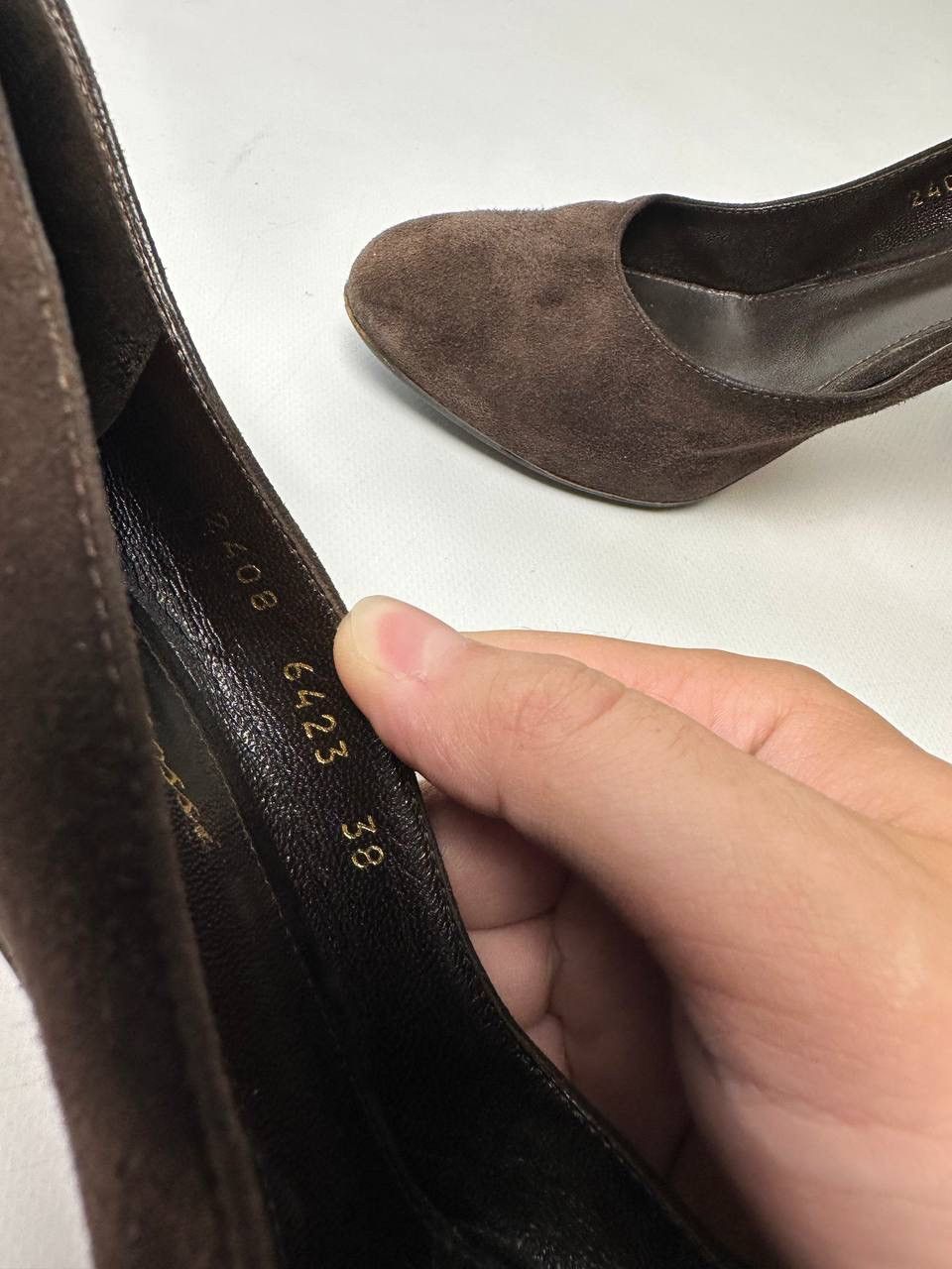 Gianvito Rossi Gianvito Rossi Brown Suede Heels Size 38 Size US 8 / IT 38 - 12 Thumbnail