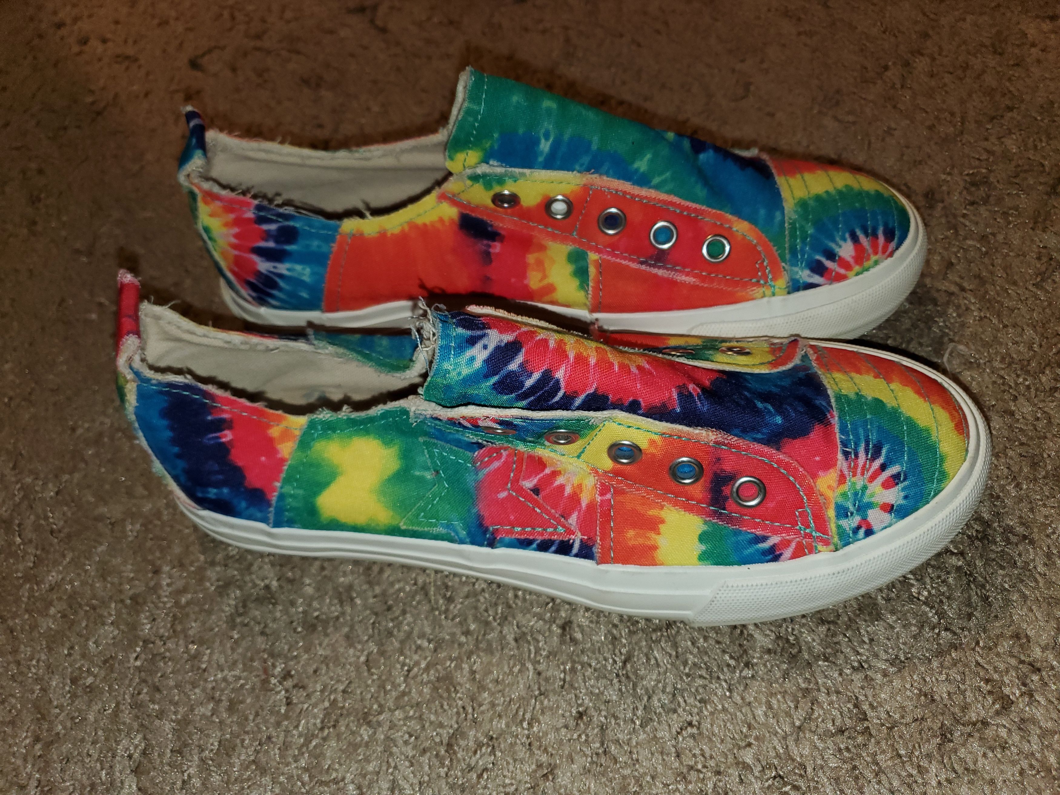 Other Gypsy Jazz multi-colored tie-dye slip-on canvas sneakers Size US 8 / IT 38 - 7 Thumbnail