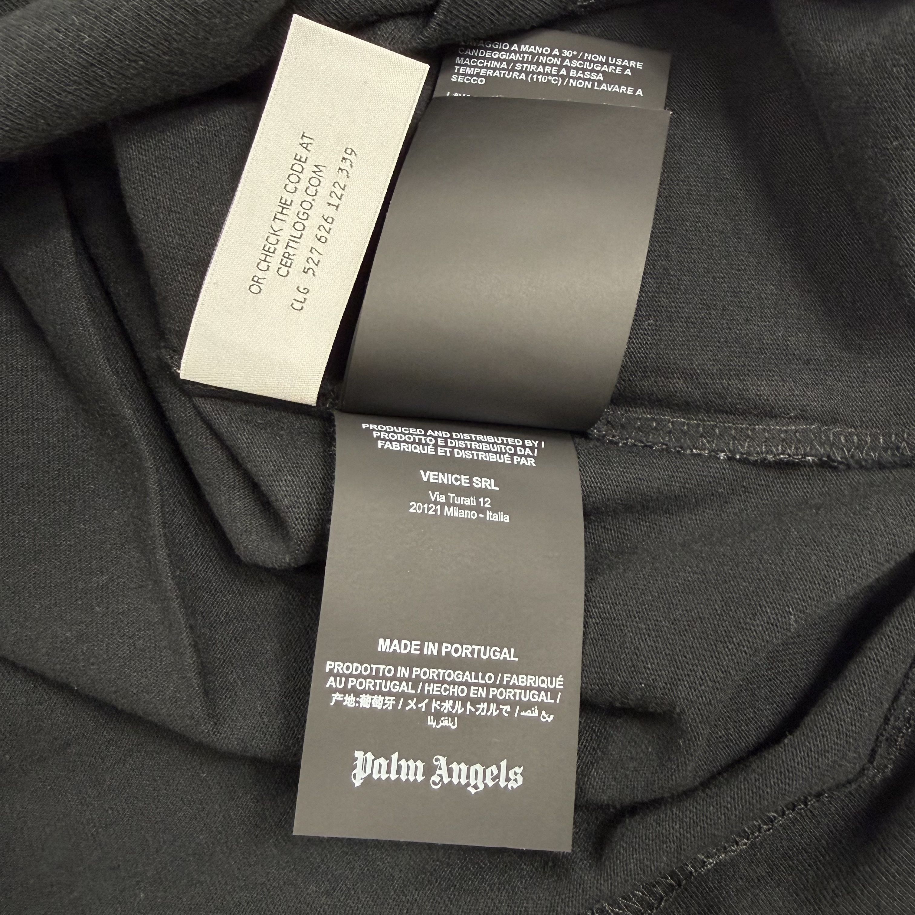 Palm Angels Palm Angels Mountain Panorama Black Graphic T-Shirt Mens M Size US M / EU 48-50 / 2 - 9 Thumbnail