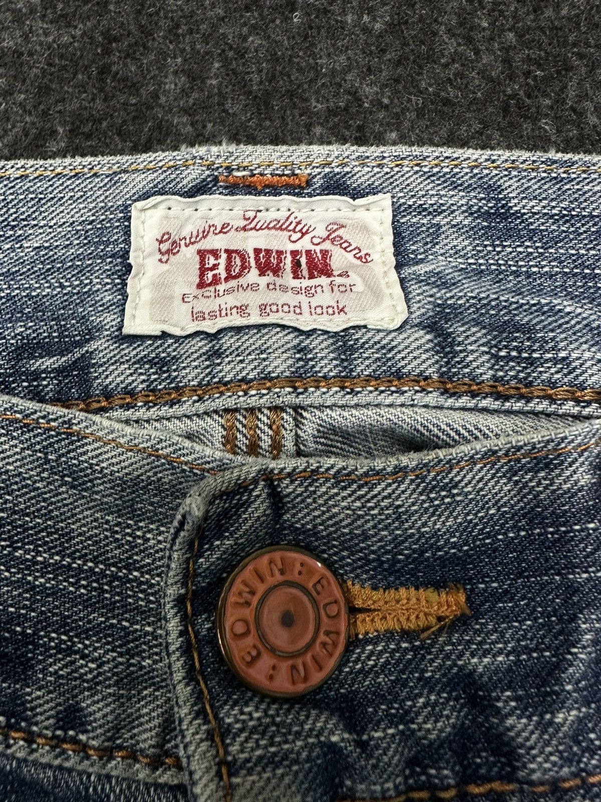Edwin × If Six Was Nine × Le Grande Bleu (L.G.B.) Vintage Edwin XV Japan Distressed Denim Size 32 F44 Size US 32 / EU 48 - 14 Thumbnail